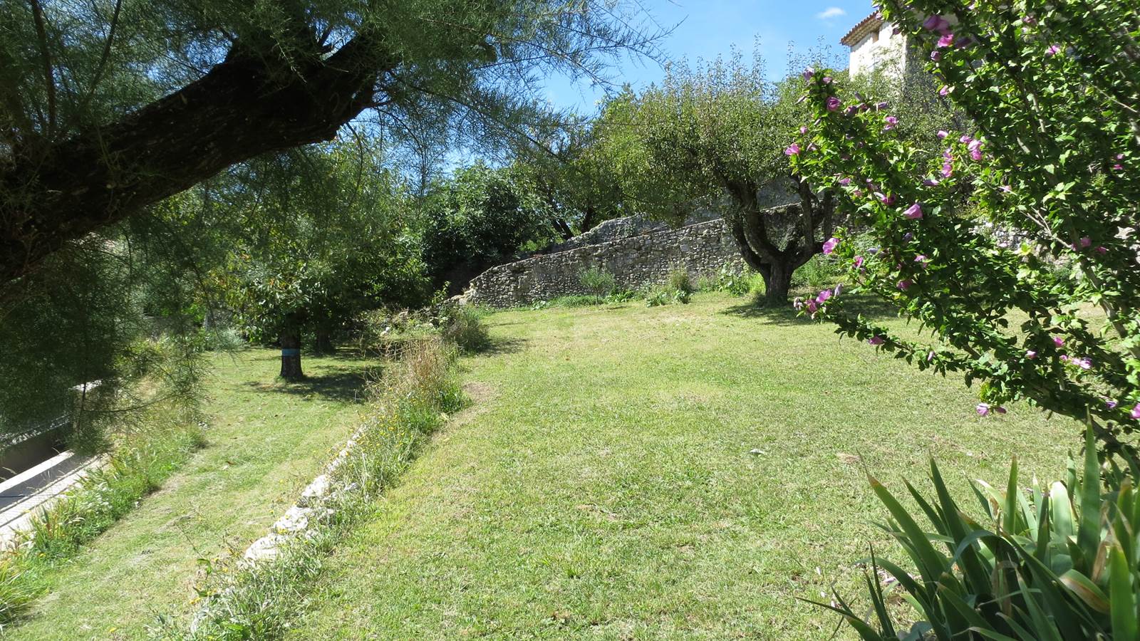 Le jardin, restanque principale