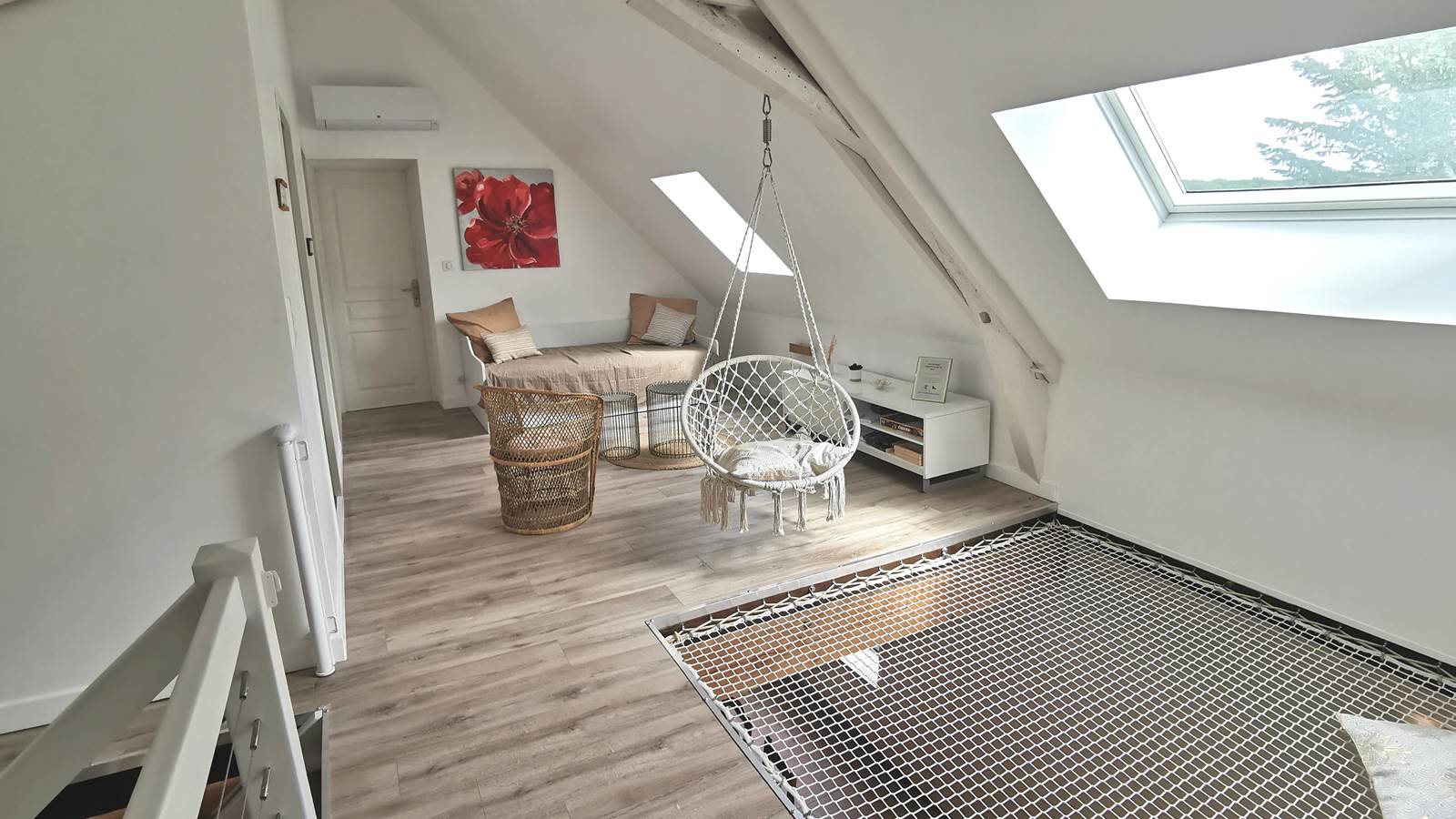 Mezzanine 2 couchages - Gîte de l'Espinasse