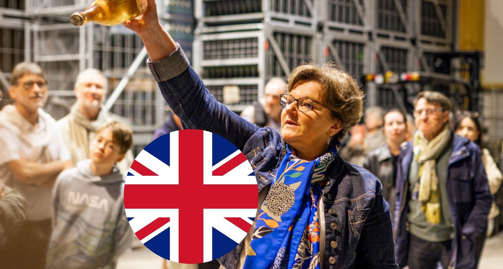 Guided tour in the cellar