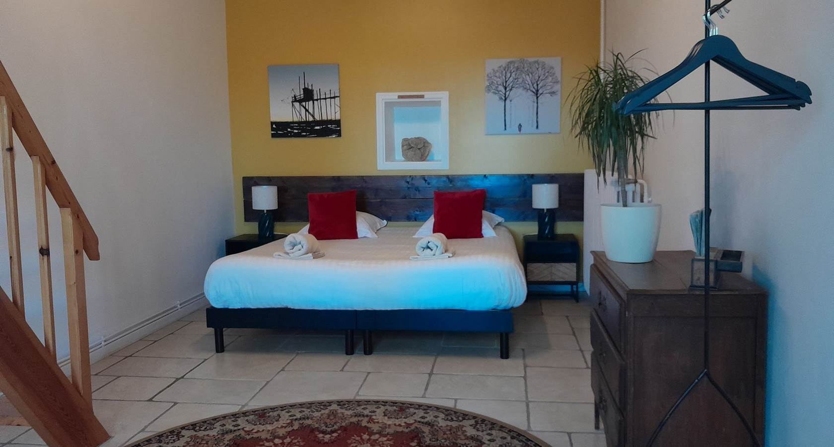 Domaine_Pelouaille_Chambre Dahlia vue 1