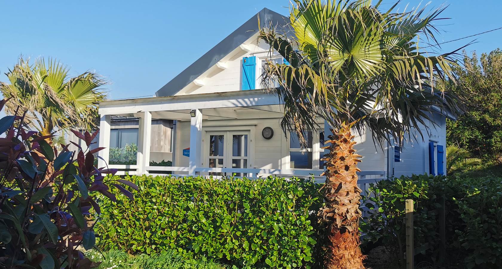 Chalet familial vue mer à la Pointe de la Bretagne aux Chalets de Kerescar à Plouarzel