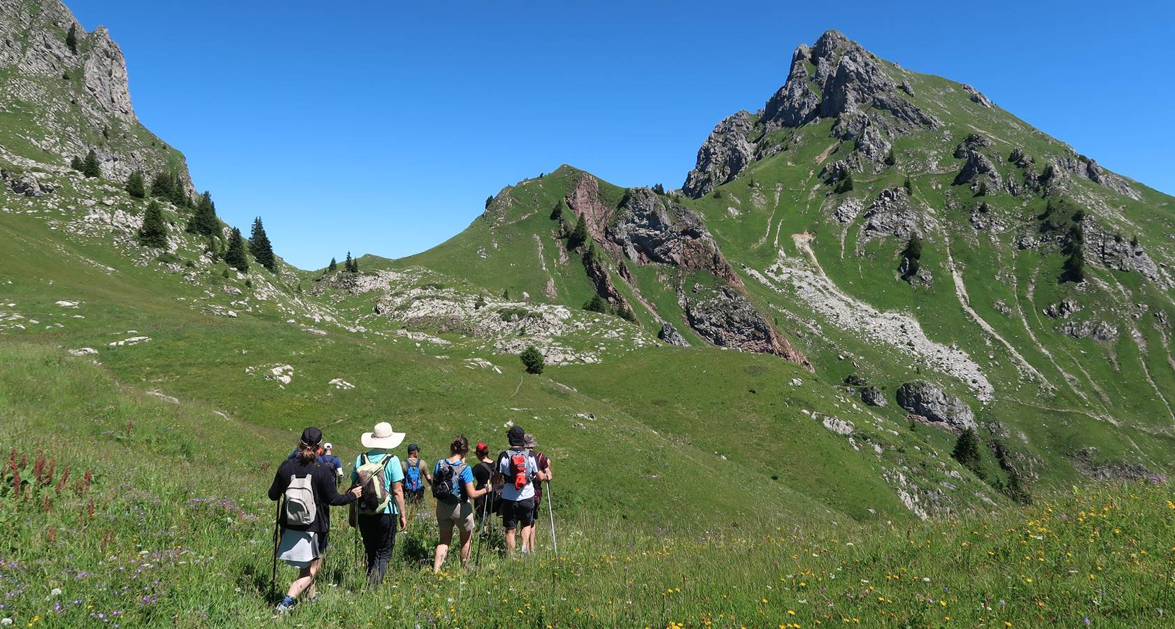 Randonnée au col de Vézinaz