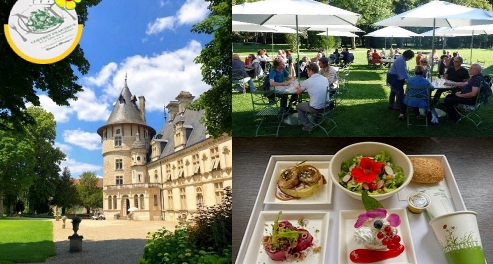 DEJEUNER A LA FERME-AUBERGE DANS LE DOMAINE