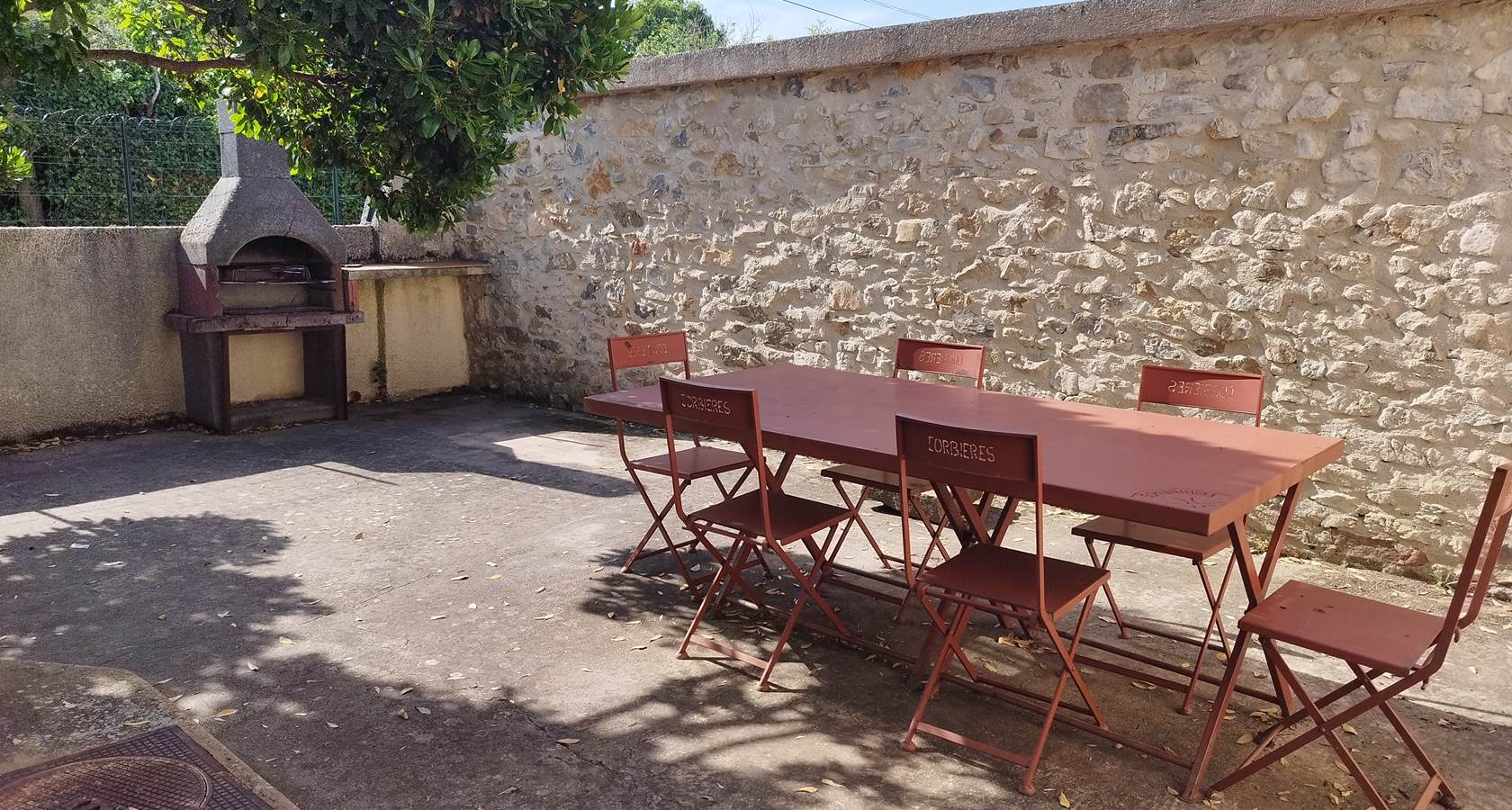 Château Villemagne gîte 1332 Terrasse