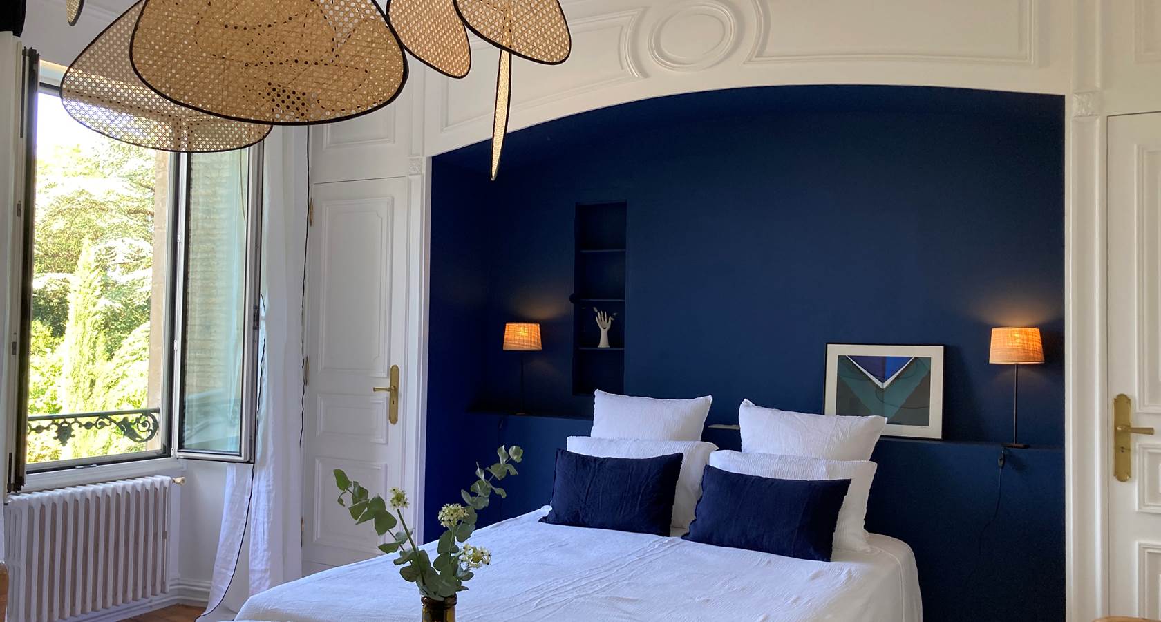 chambre bleue