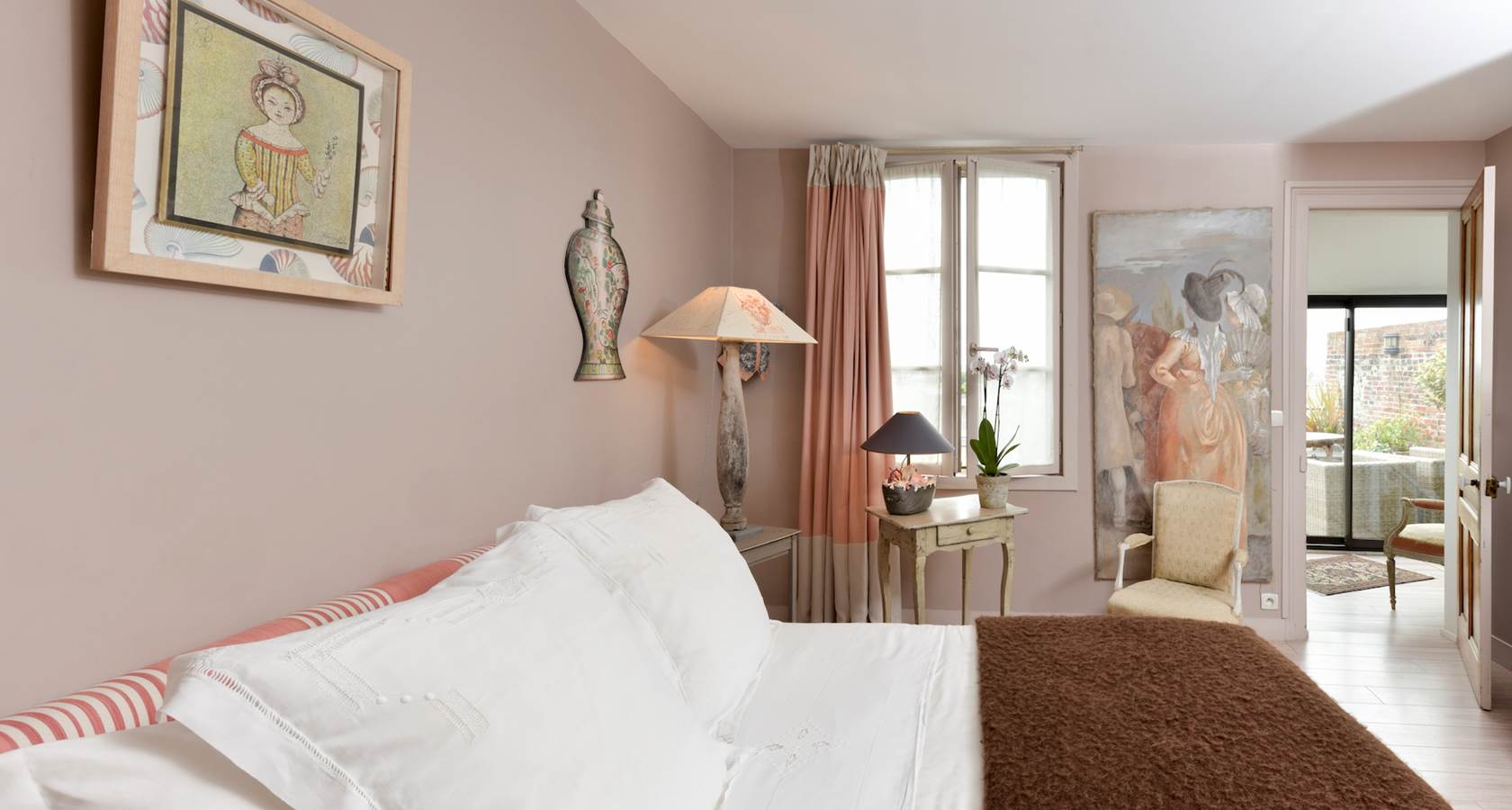 La chambre Terrasse, spacieuse et lumineuse