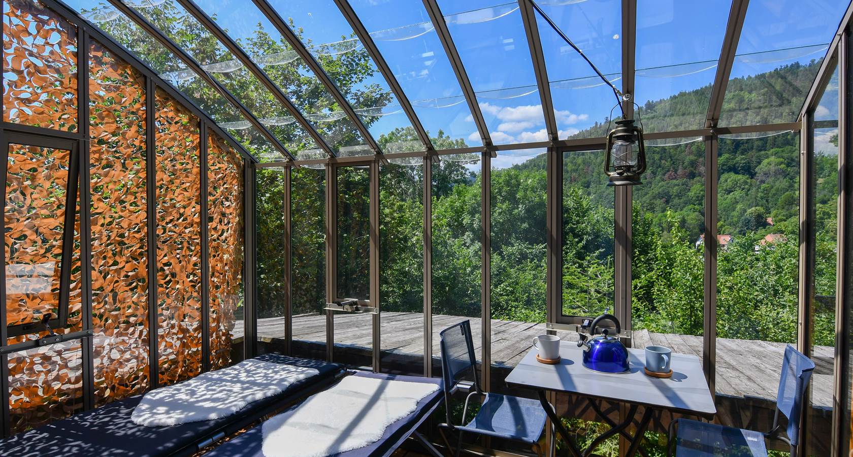 Le Chalet scandinave: une fenêtre sur le ciel