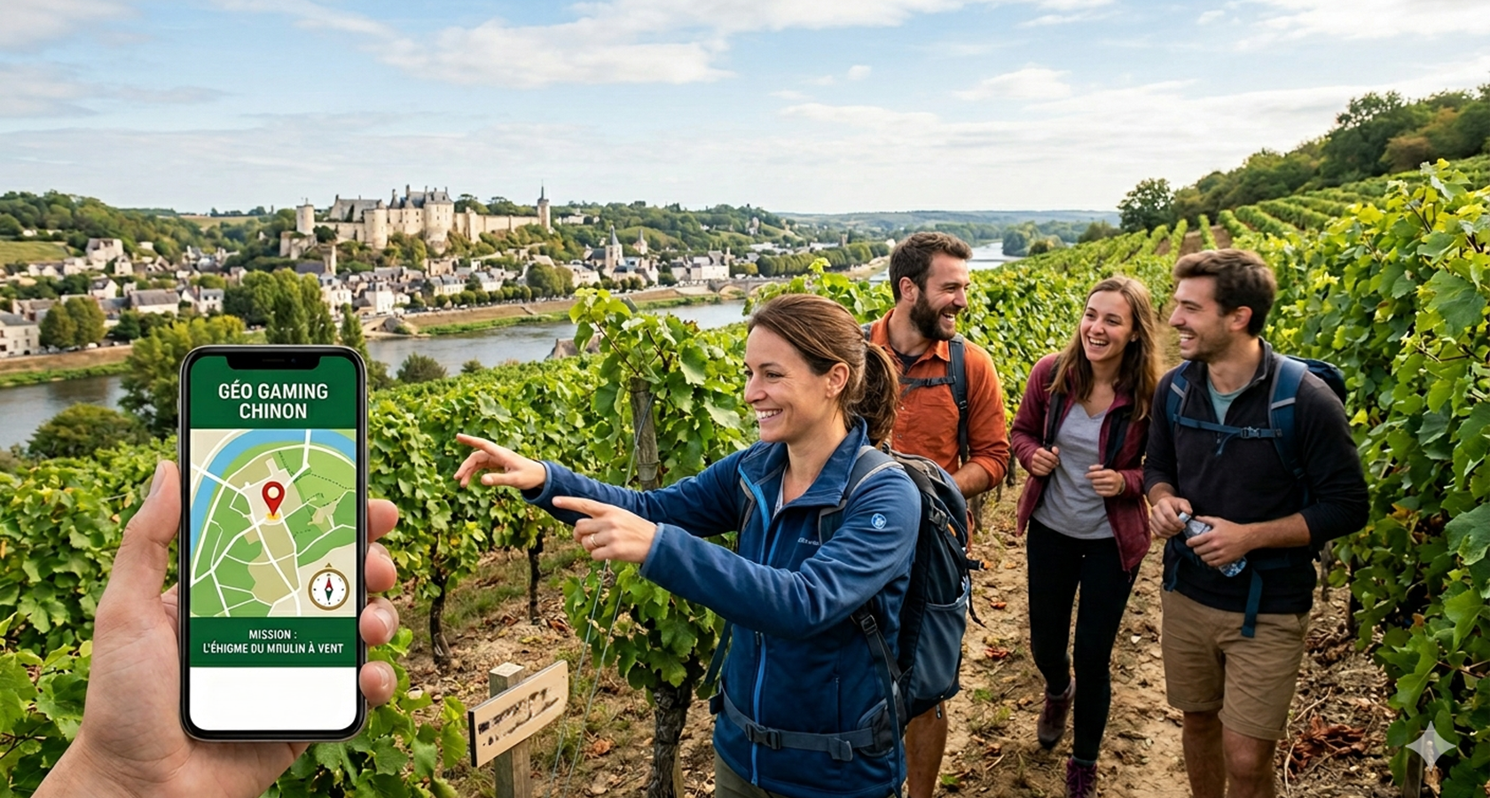 GEO GAMING DANS LES VIGNES