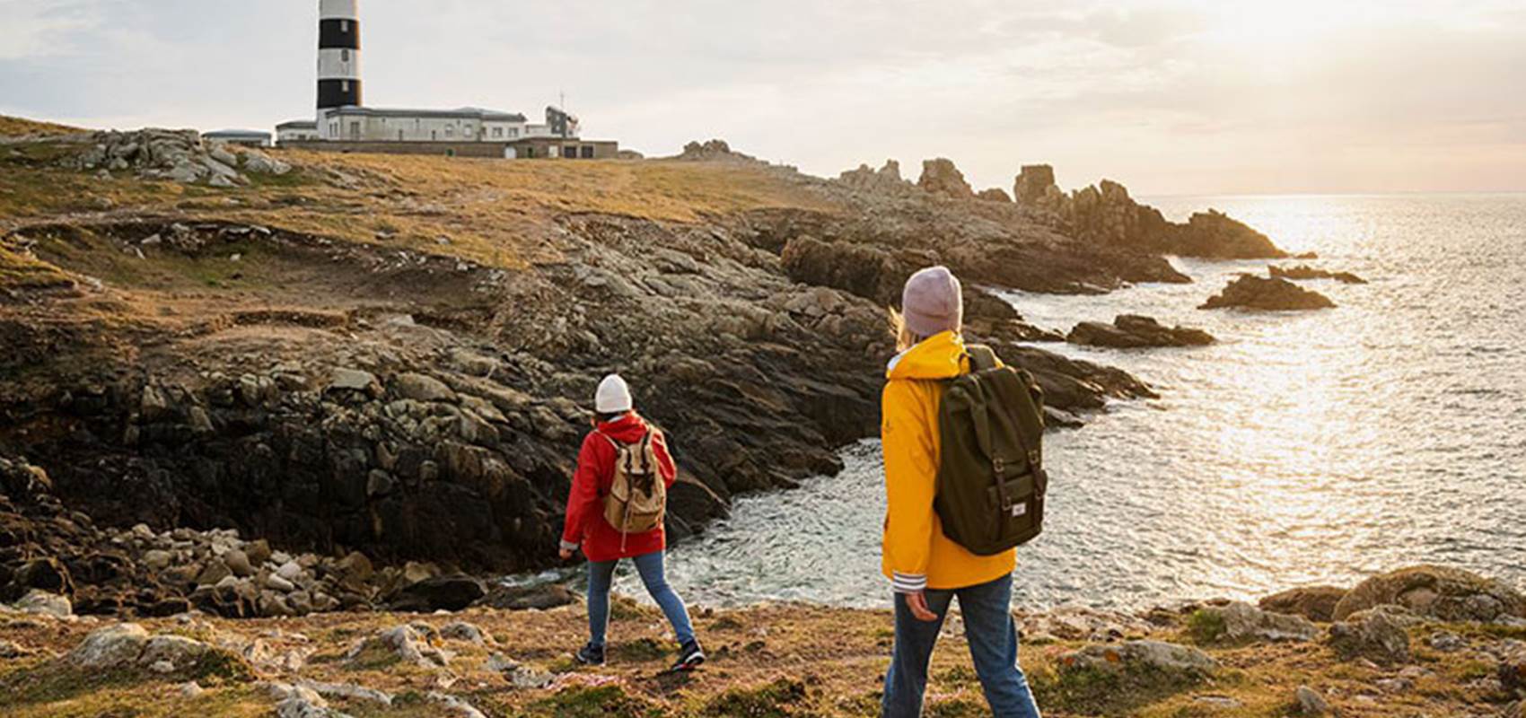 Randonneur à Ouessant
