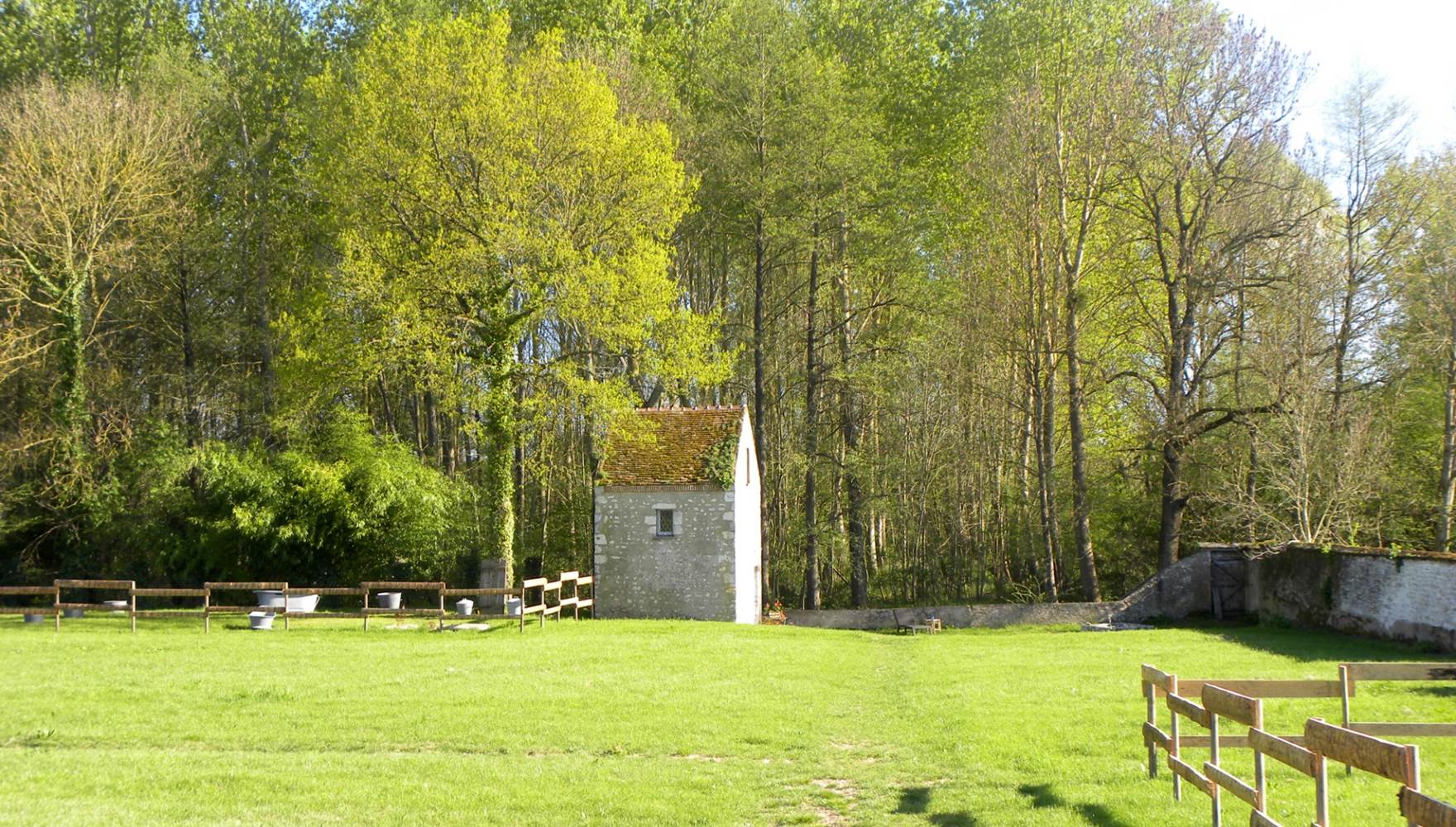 Domaine du Gué du Roi Gîte Le Pigeonnier du Gué du Roi Parc