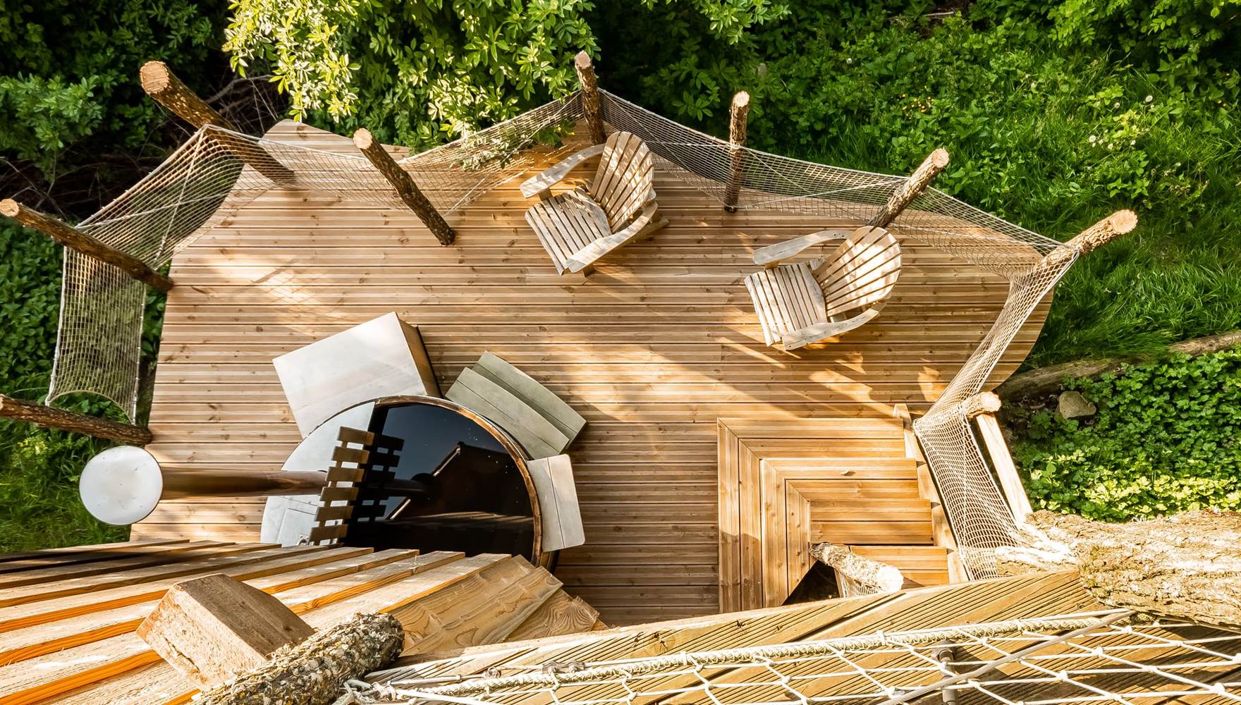 cabane et spa alsace