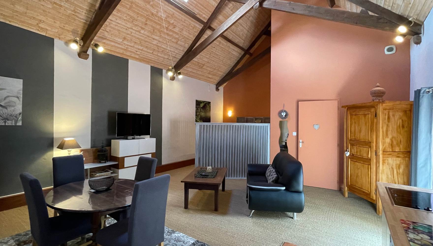 plan large avec charpente