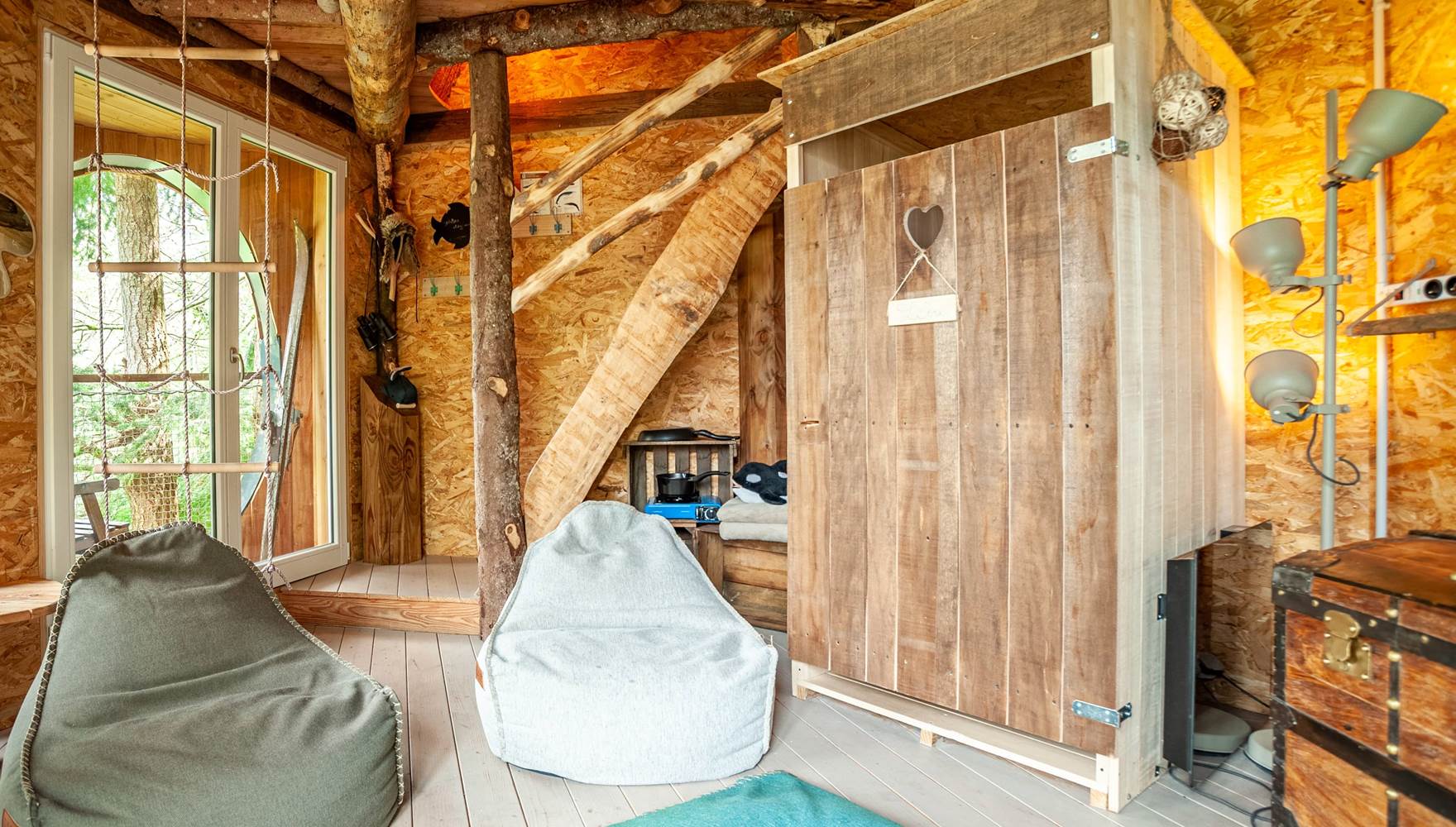 Toilette sèche dans la Cabane