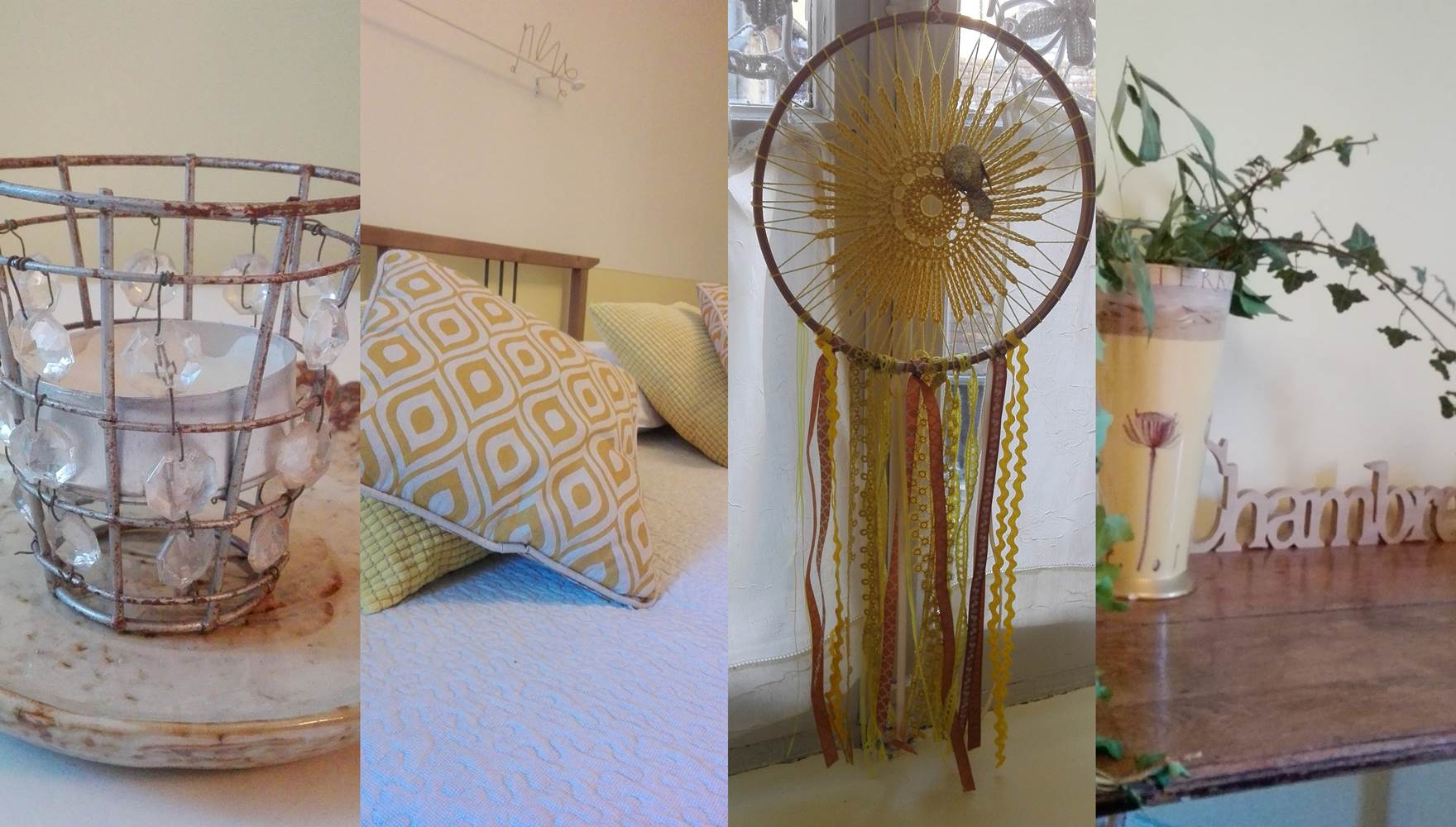 Décoration intérieure chambre jaune Friesa - La Malposte