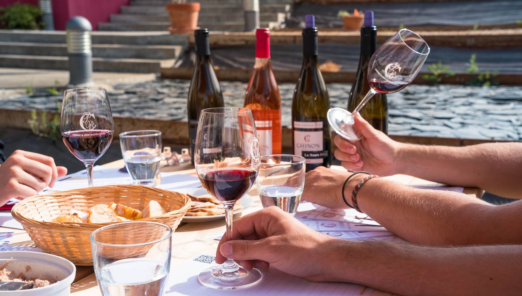 Degustation AOP CHINON Pierre et Bertrand COULY