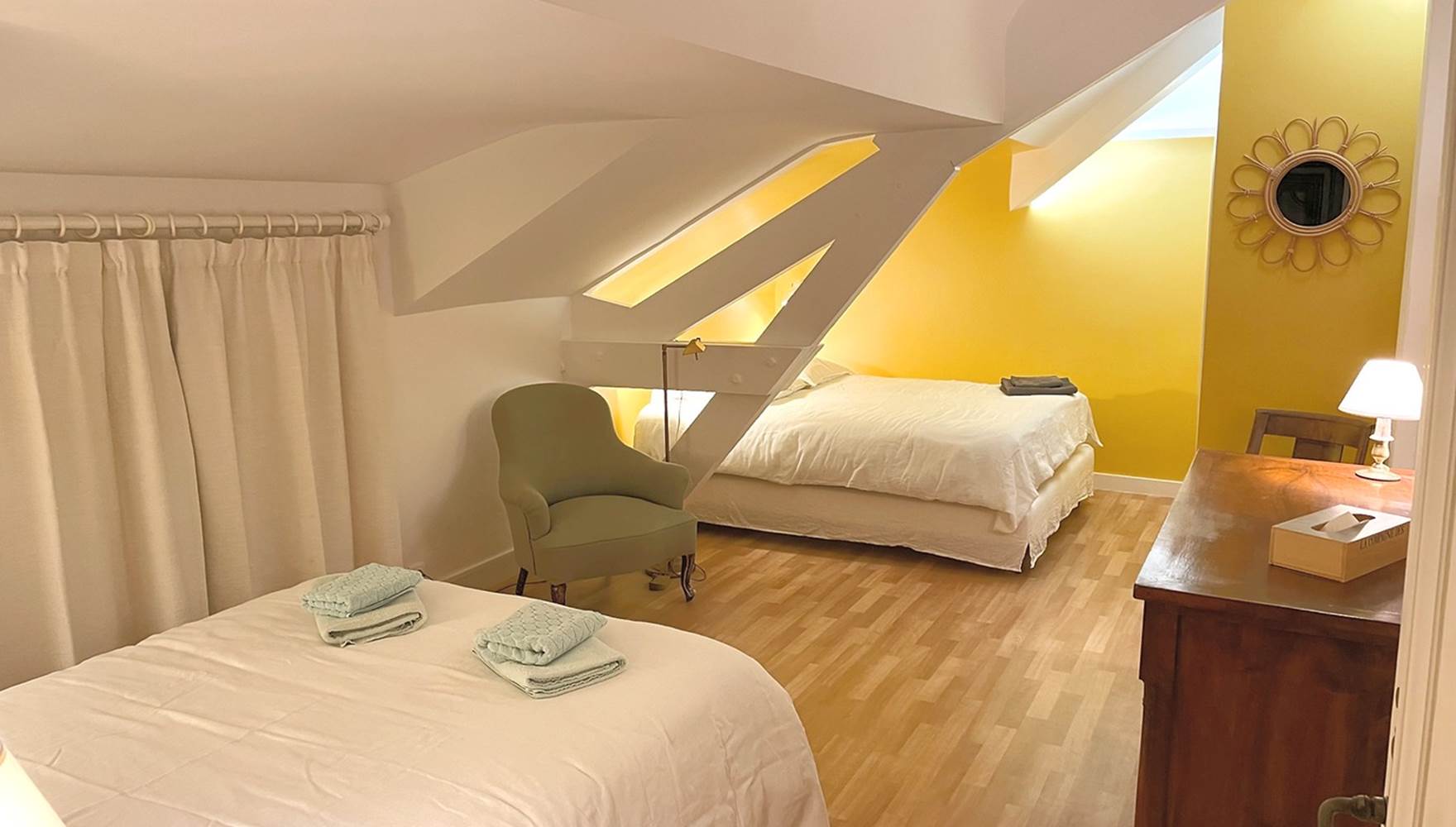 gite-proche-Angers-chambre-2 lits doubles