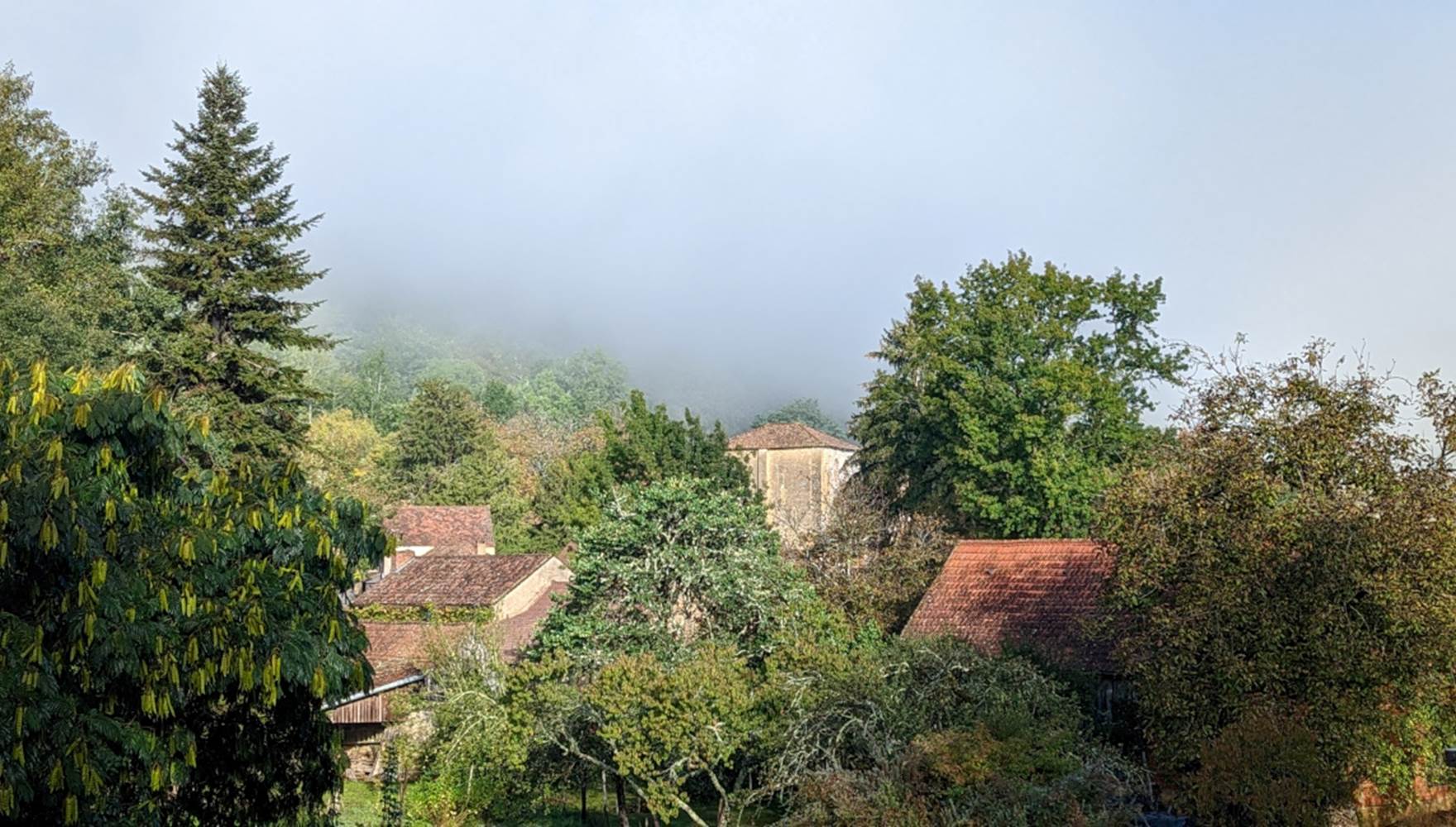 Vue sur le village Urval