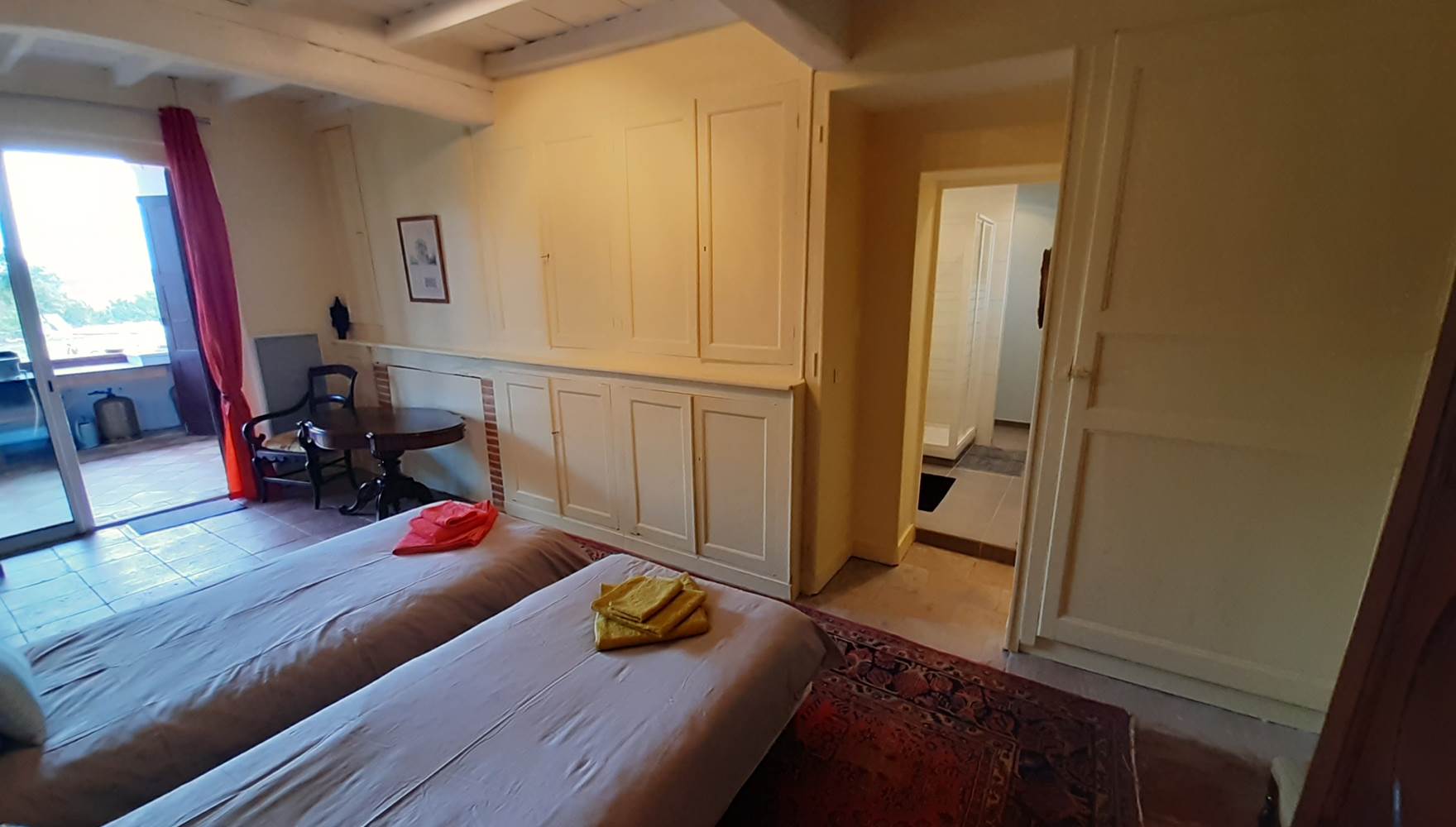 la chambre Tournesol avec 2 lits en 90