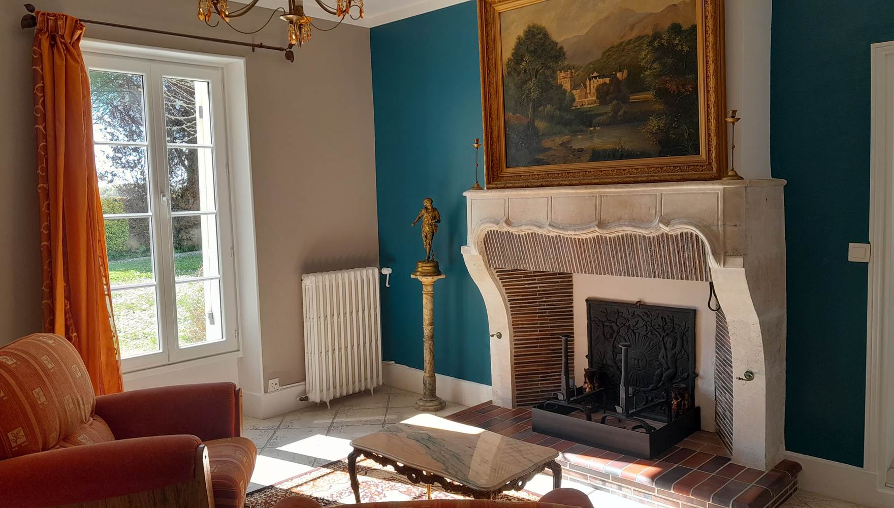 Domaine_Pelouaille_Suite Hibiscus salon vue 1