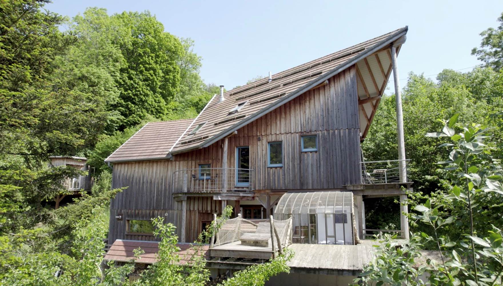 Le chalet scandinave et notre maison bioclimatique