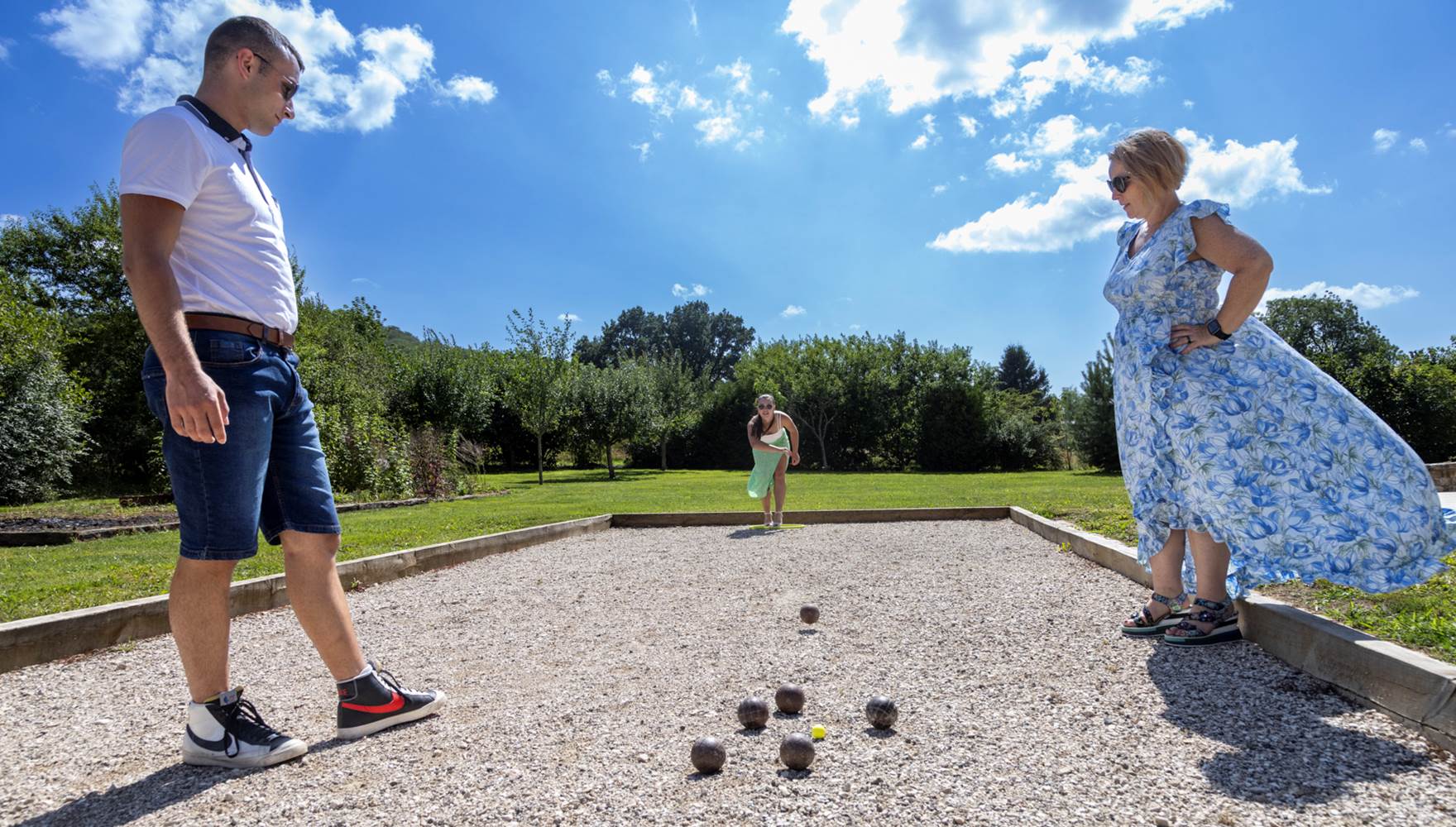 Vivez l'ambiance de la pétanque
