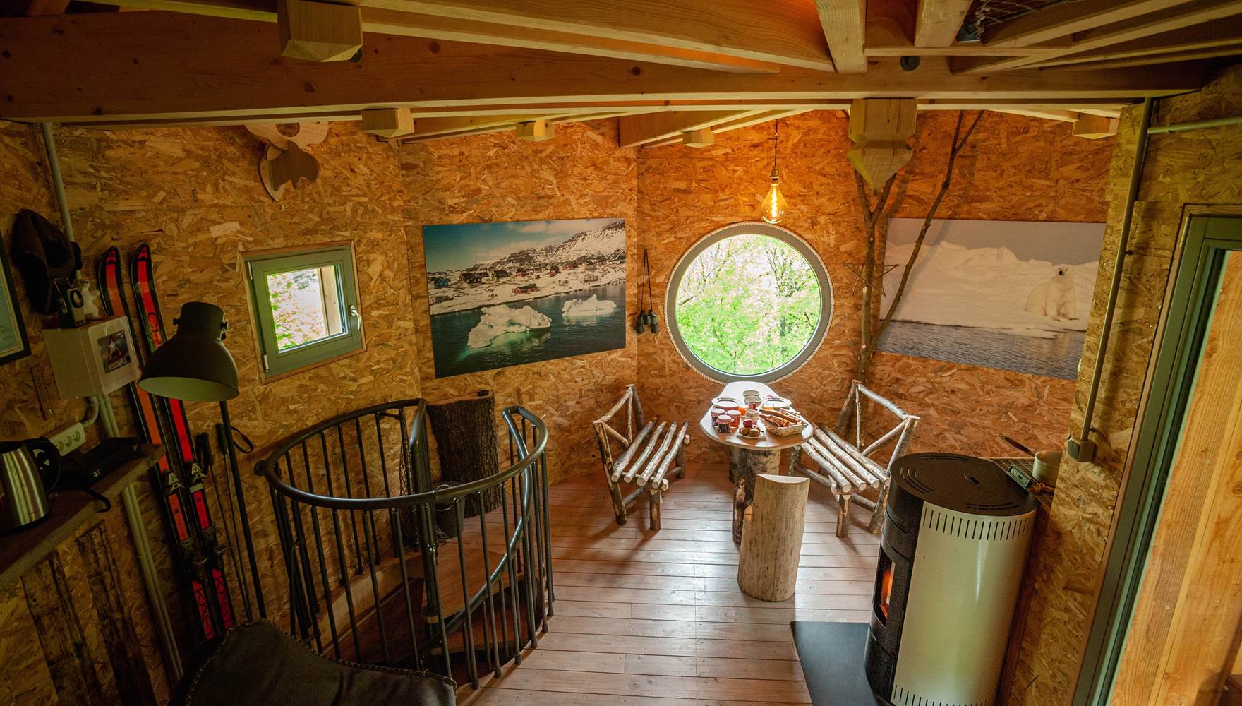 Intérieure de la Cabane arctique