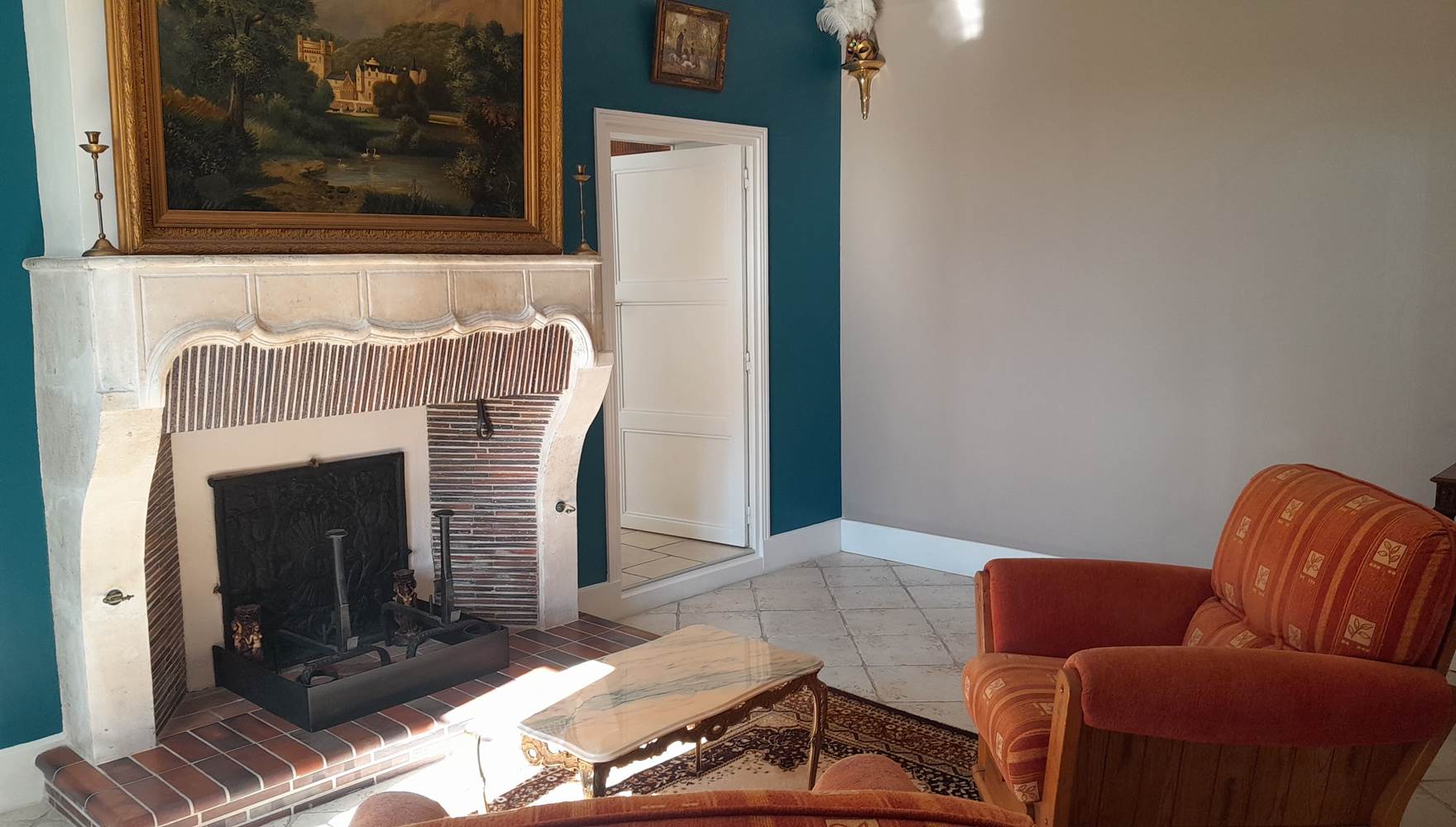 Domaine_Pelouaille_Suite Hibiscus salon vue 2