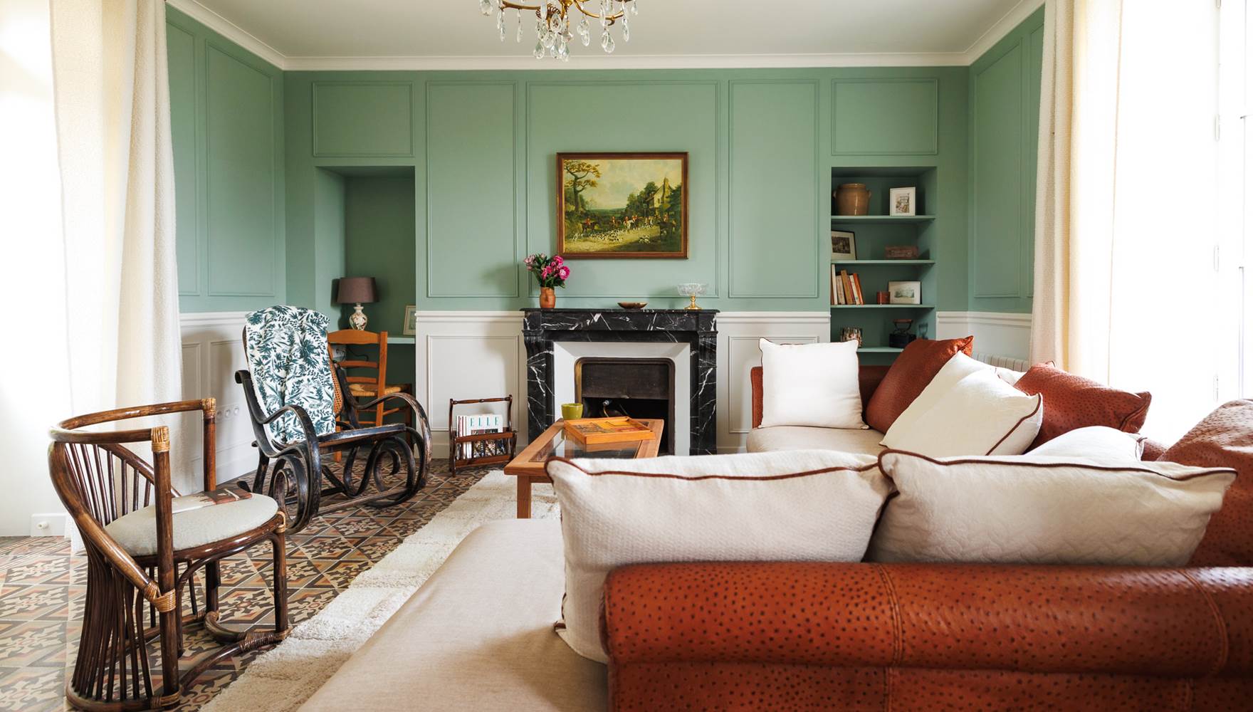 Salon gite de charme Le Quatre feuilles proche du Puy du Fou