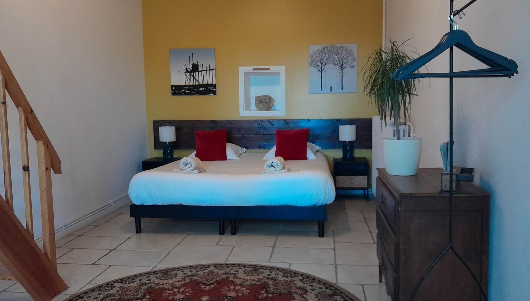 Domaine_Pelouaille_Chambre Dahlia vue 1