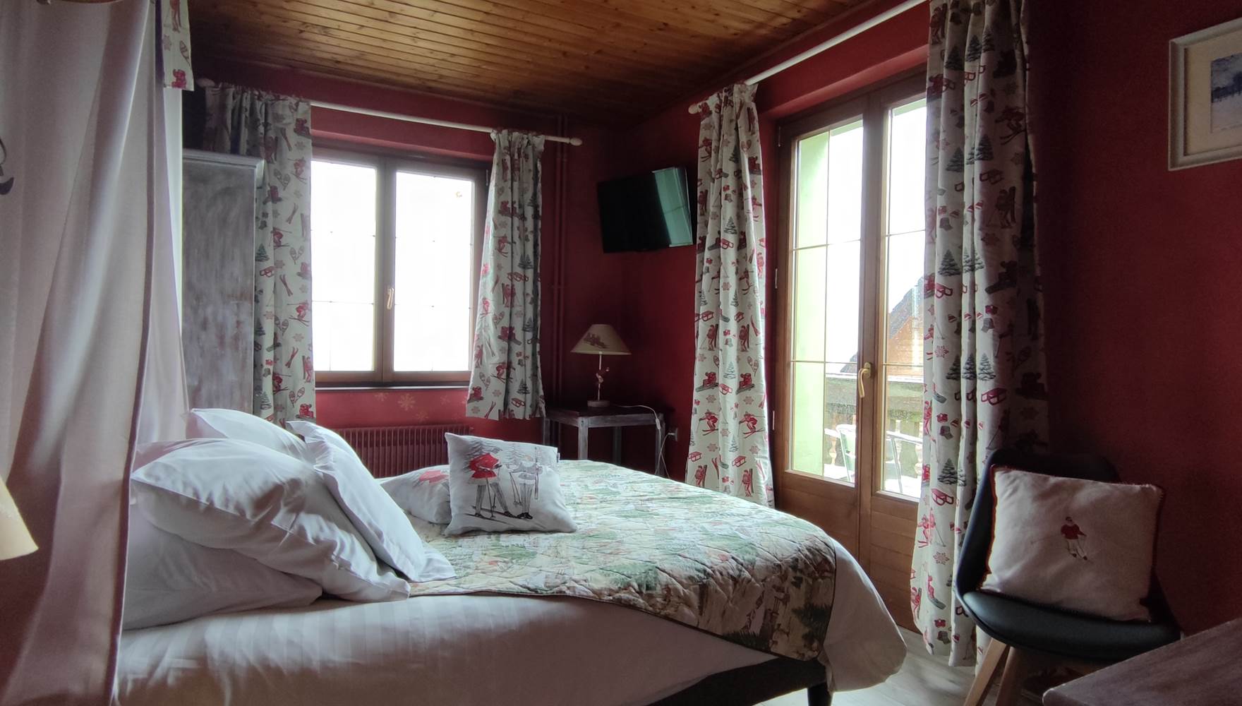 chambre flocons esprit montagne