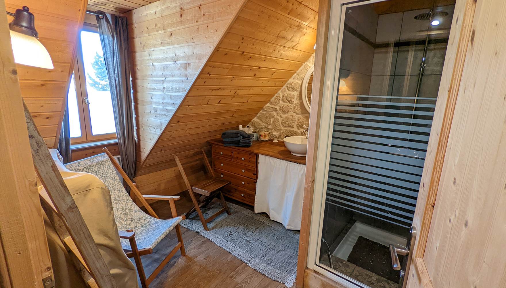 chambre cap gris nez - salle de bain