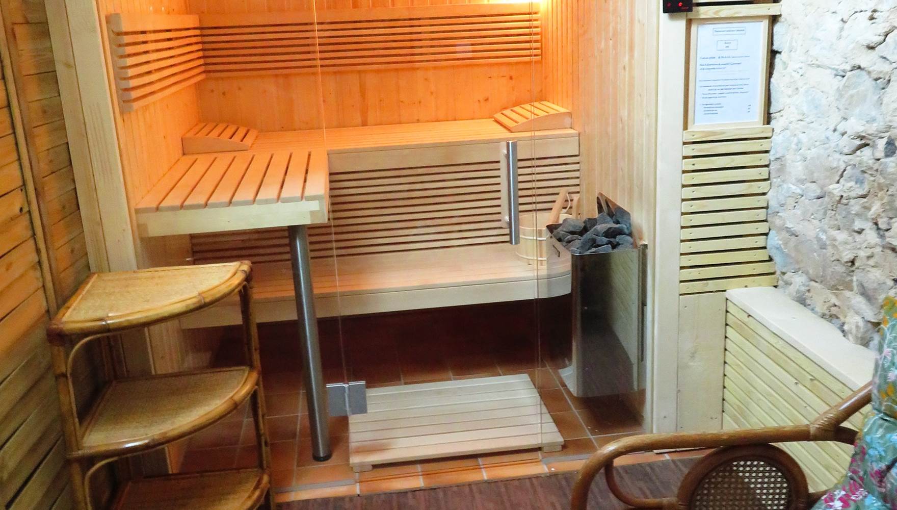 Sauna privatif à disposition