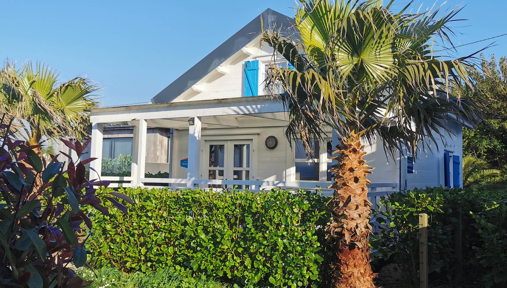 Chalet familial vue mer à la Pointe de la Bretagne aux Chalets de Kerescar à Plouarzel