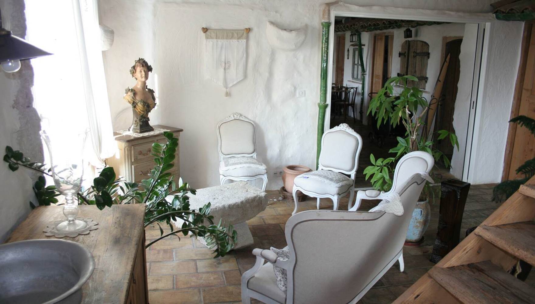 salon de la demeure du domaine sainte Suzanne