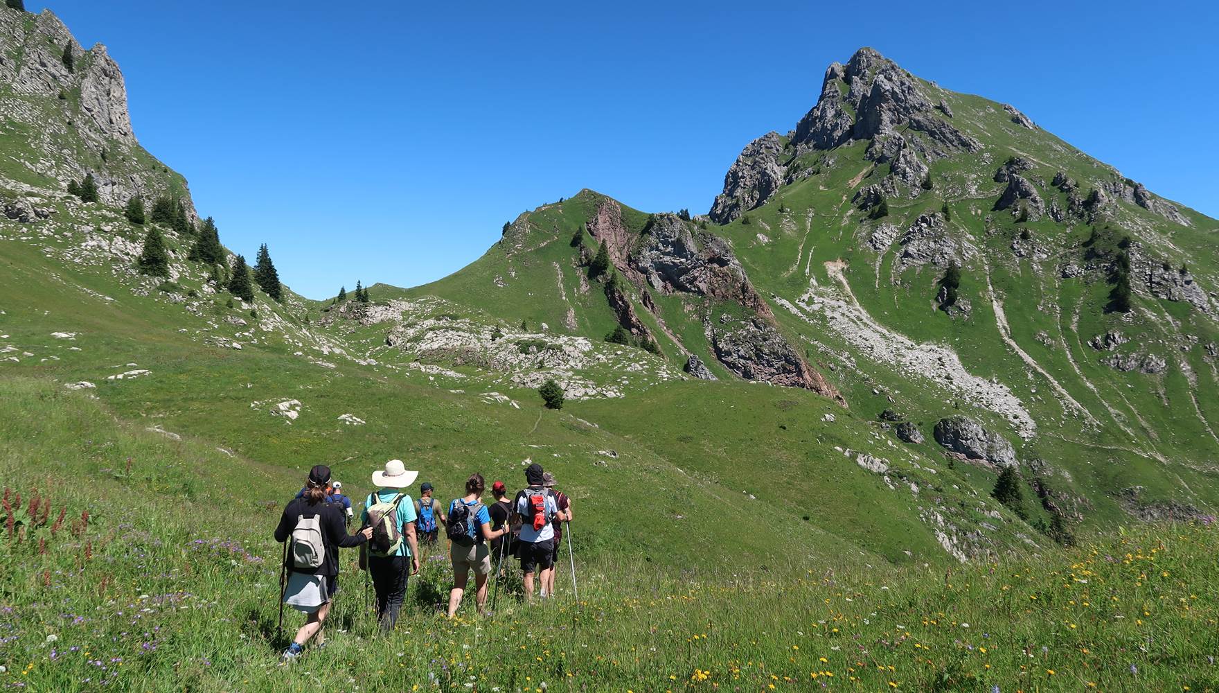 Randonnée au col de Vézinaz