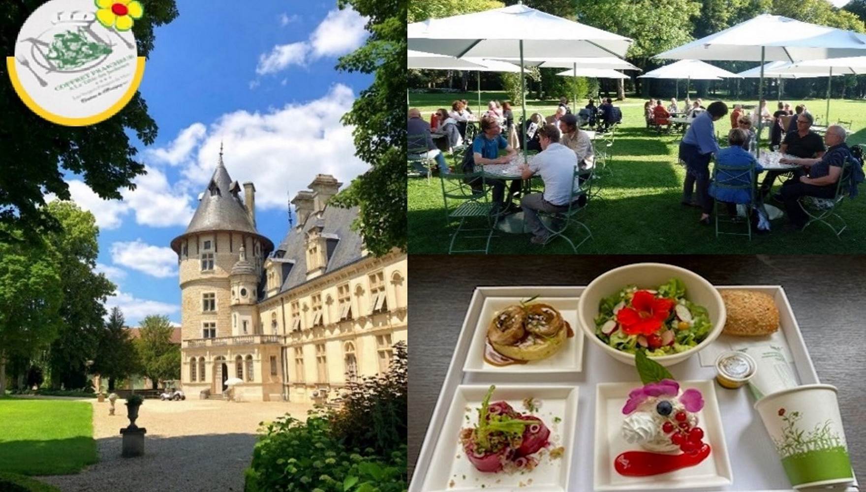 DEJEUNER A LA FERME-AUBERGE DANS LE DOMAINE