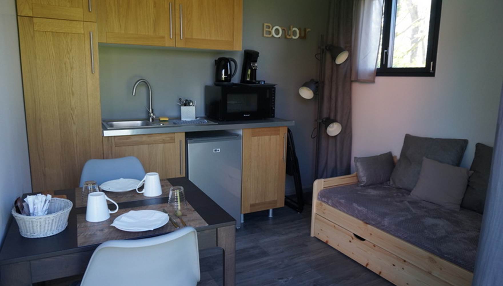 Chambre cran aux oeufs - séjour - La Rogeraie