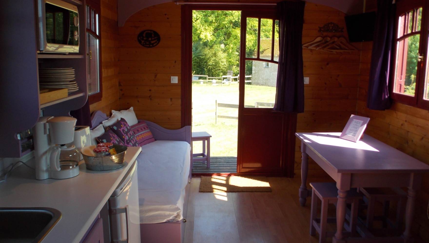 Domaine du Gué du Roi Roulotte du Gué du Roi Vue