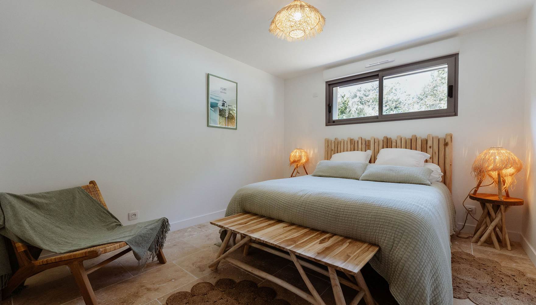 Chambre ecume lit double XO 17 1