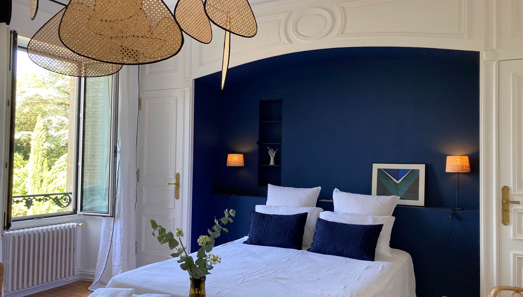 chambre bleue