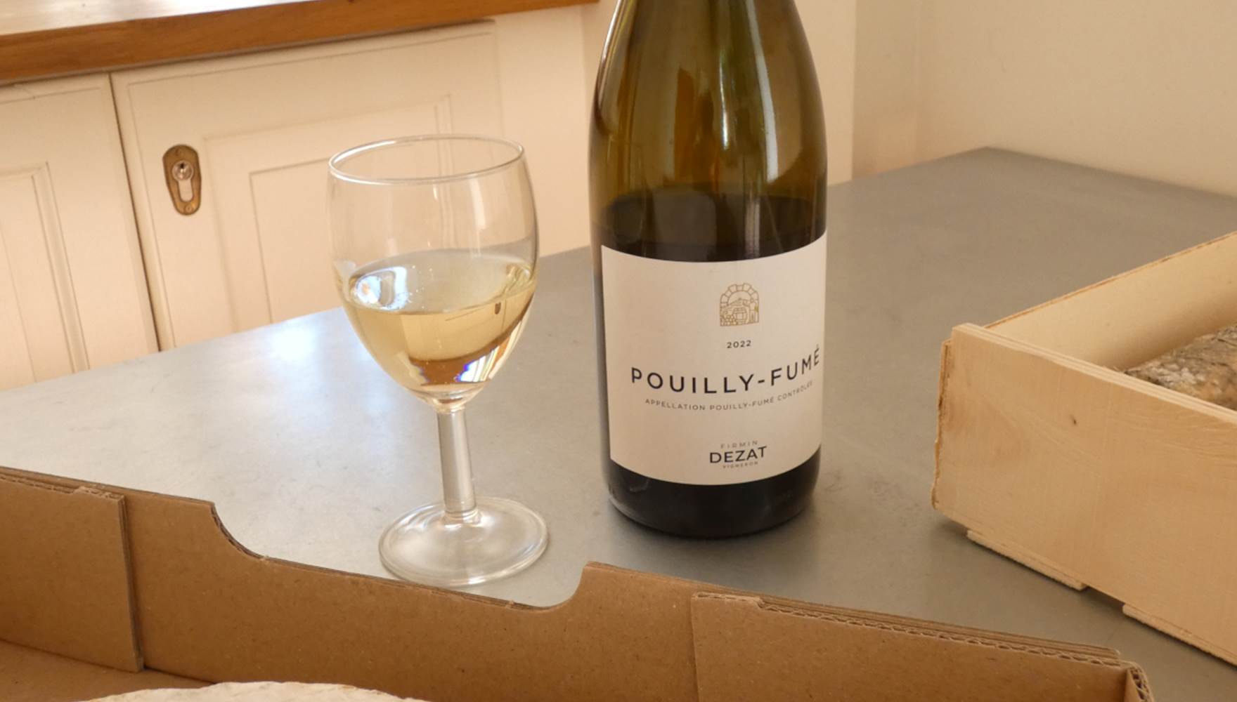 Le vin de notre vigneronne de fille Pouilly Fumé Firmin Dezat