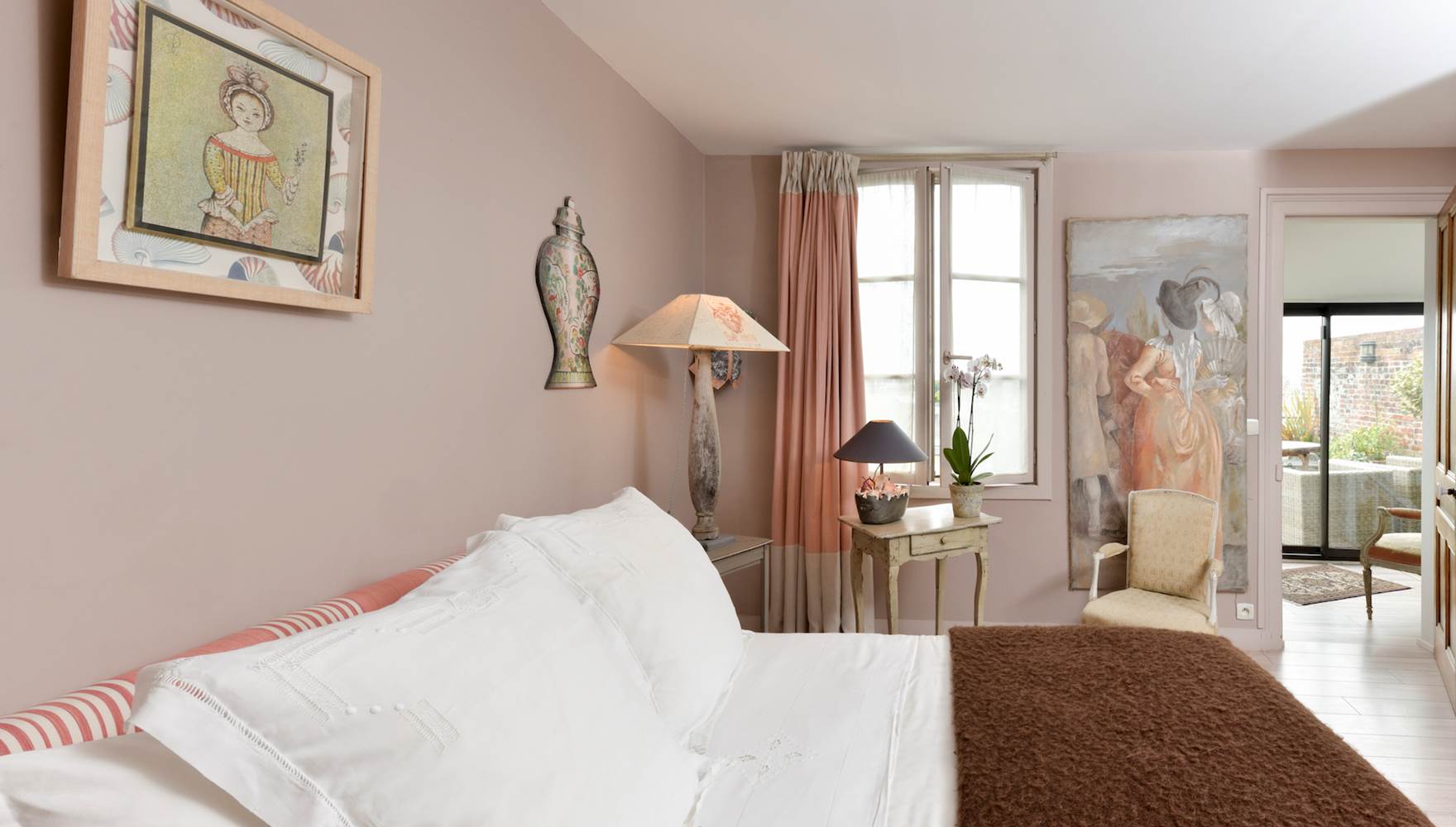 La chambre Terrasse, spacieuse et lumineuse