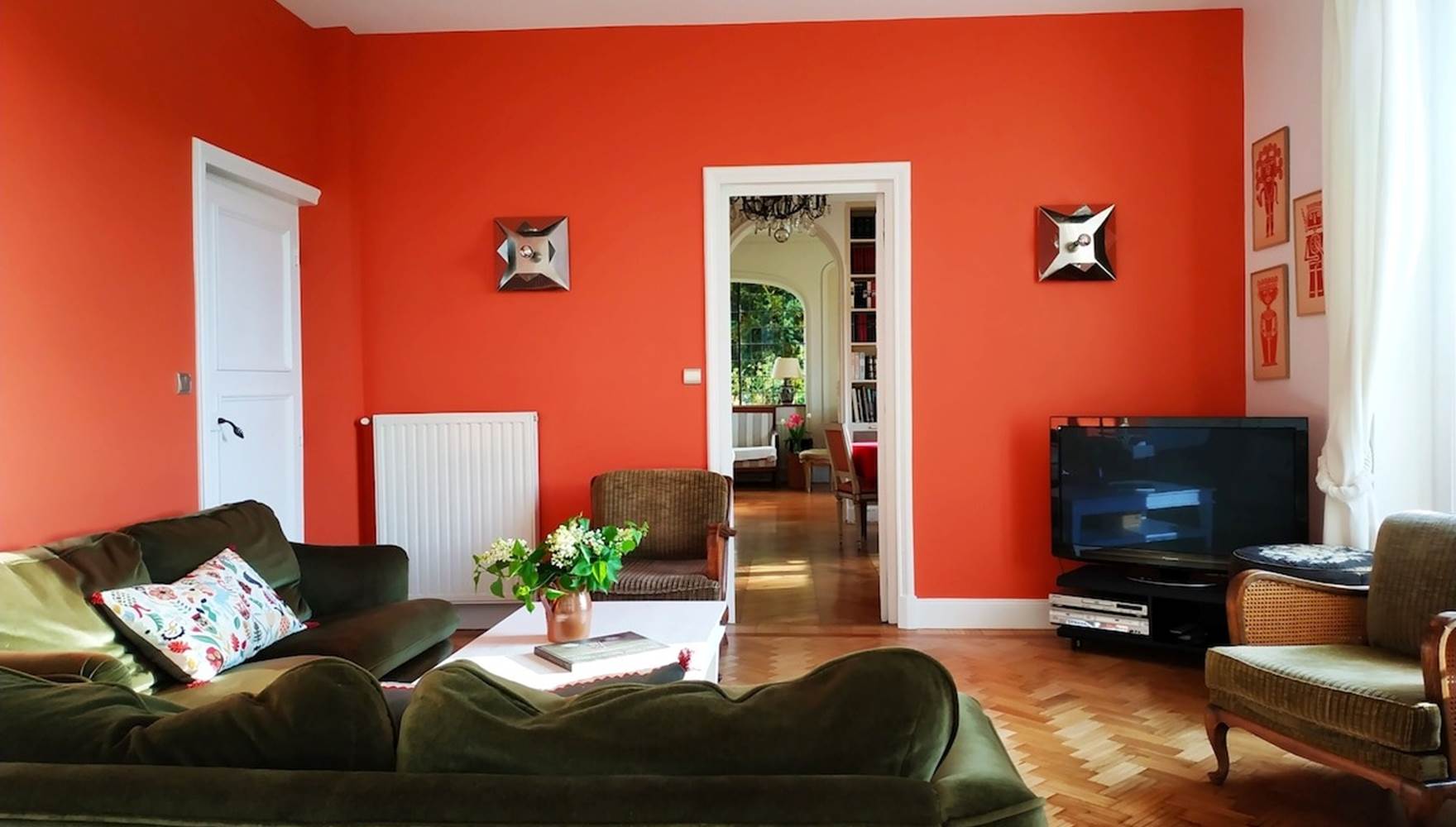 Maison d'hôtes-Maine et Loire-Salon- télévision