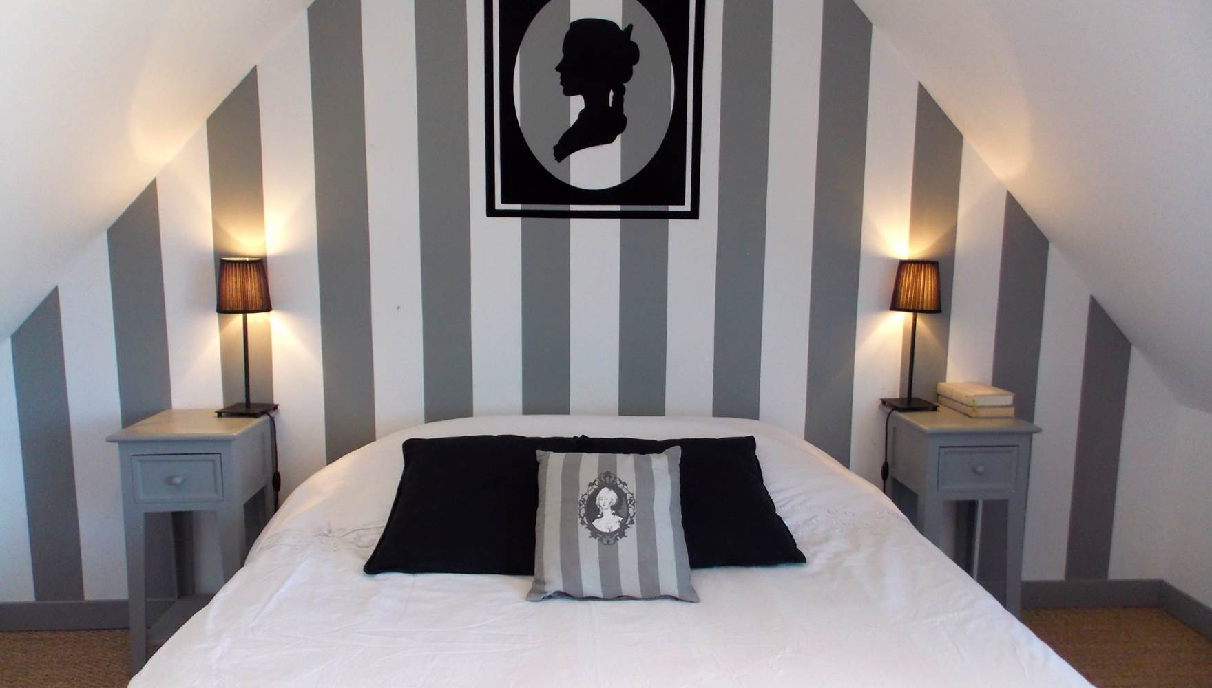 Domaine du Gué du Roi Chambre d'Hôtes Alcôve Grand Lit