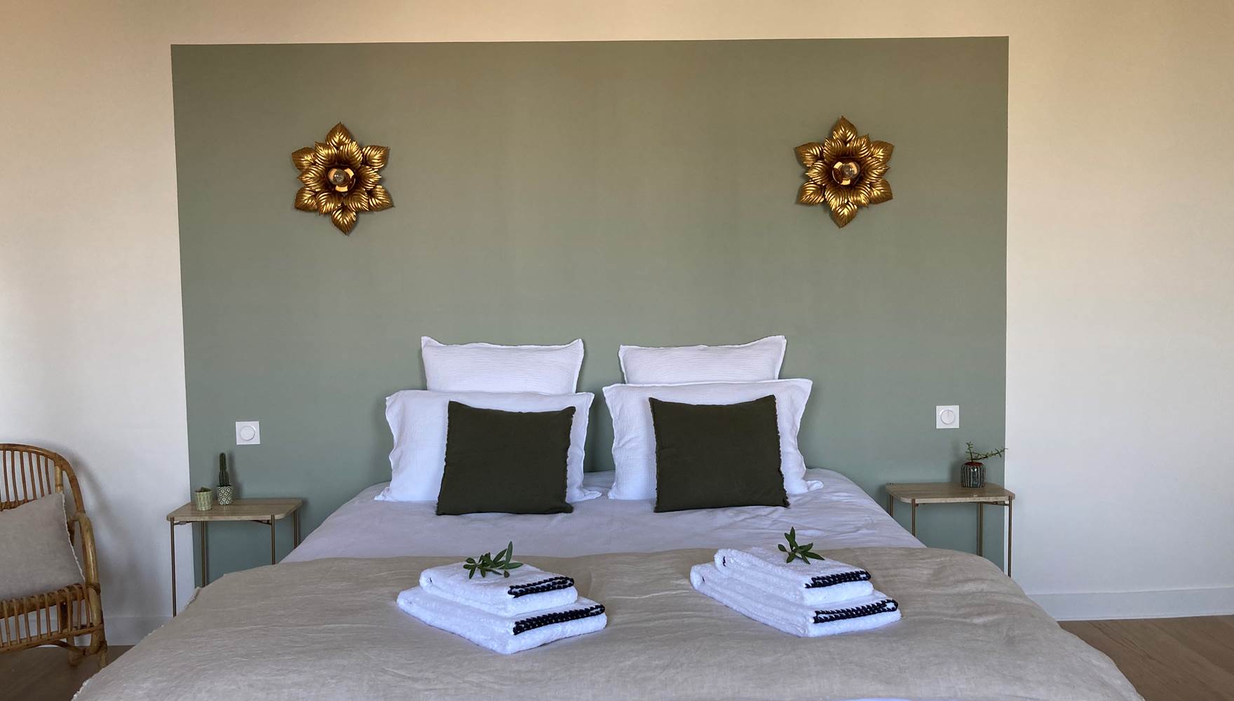 Chambre verte king size