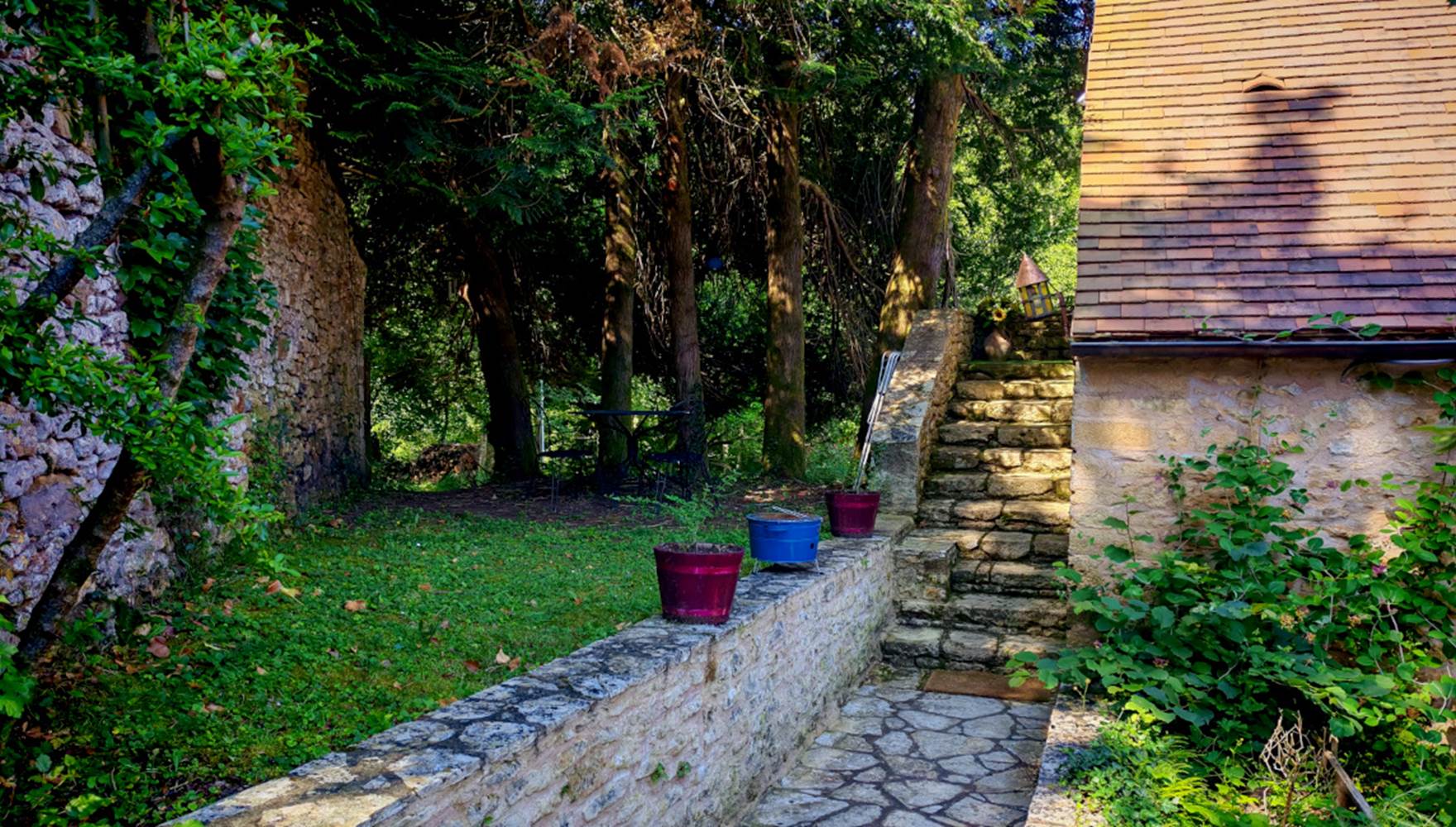 Coin terrasse ombragé