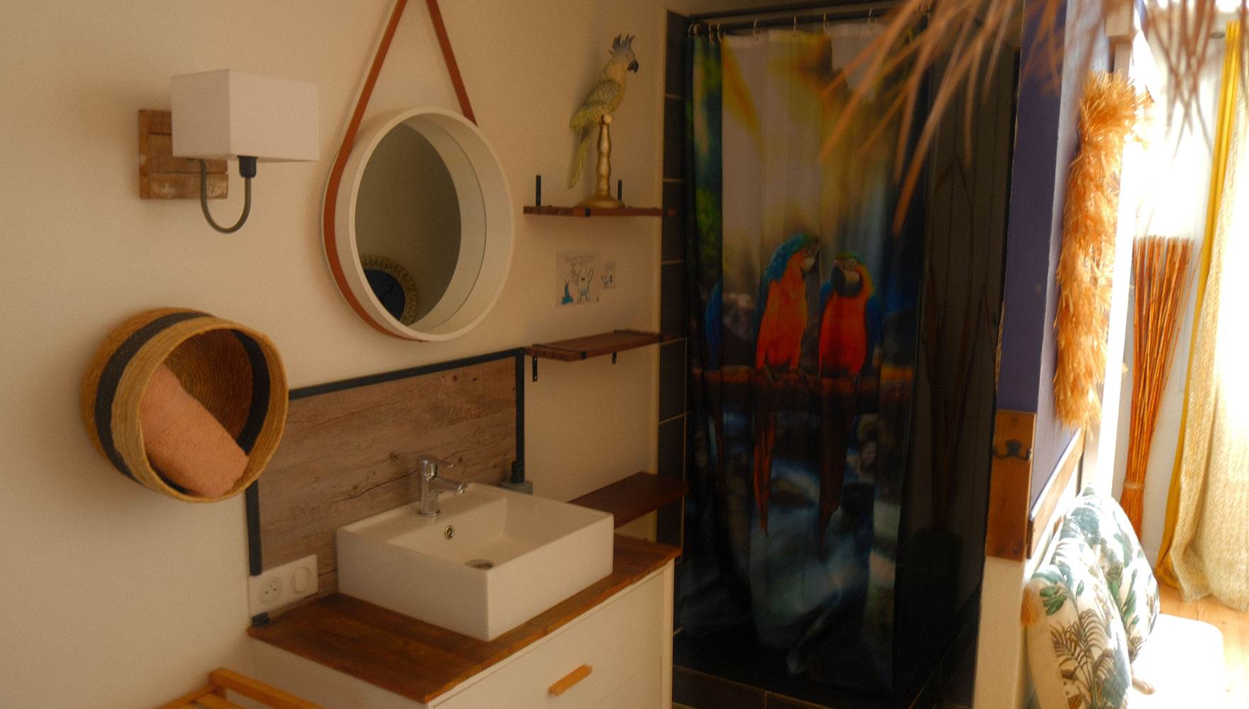 salle de bain tropicale - Copie