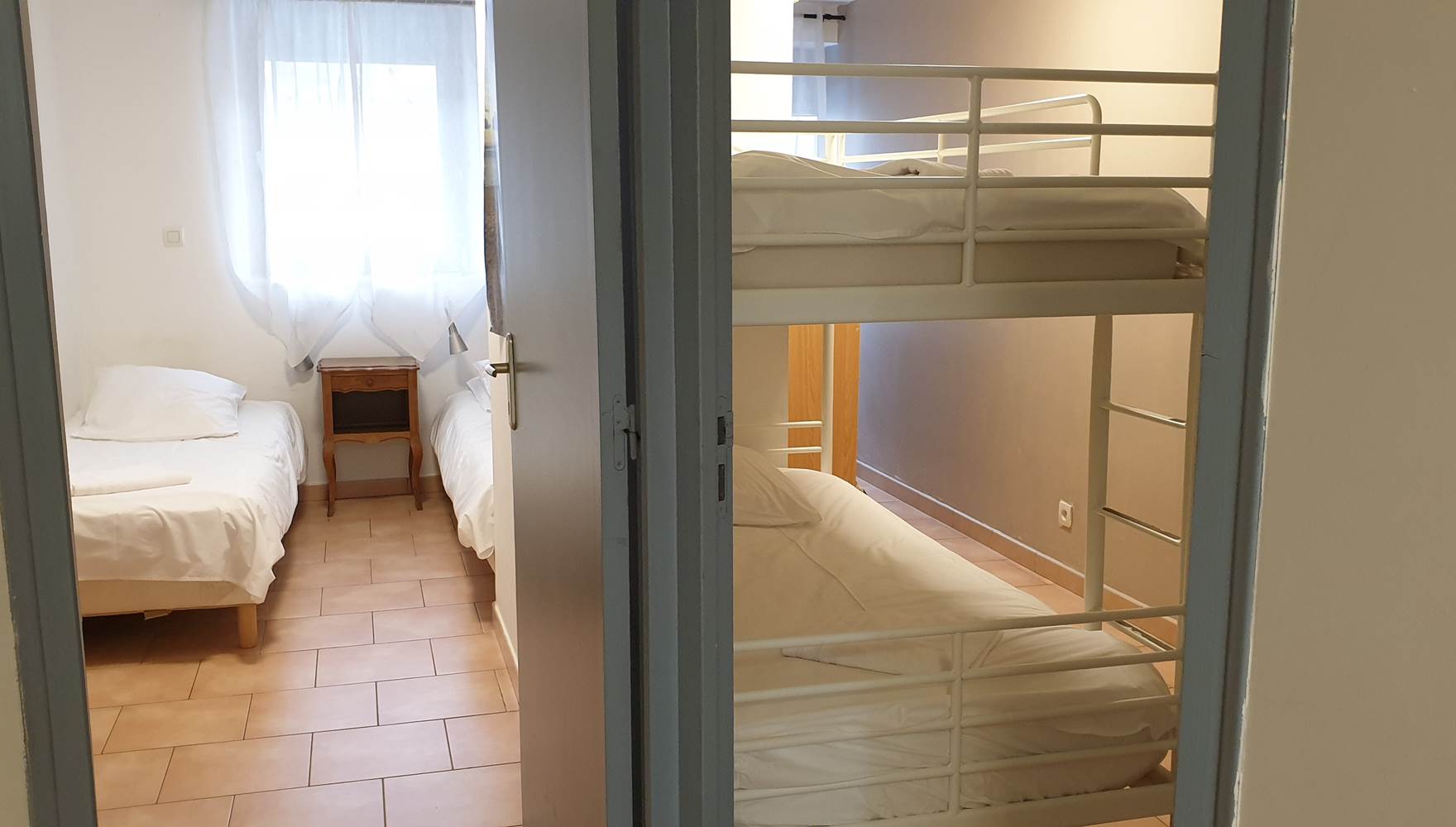 Appartement en rez adapté PMR - 6 Pers