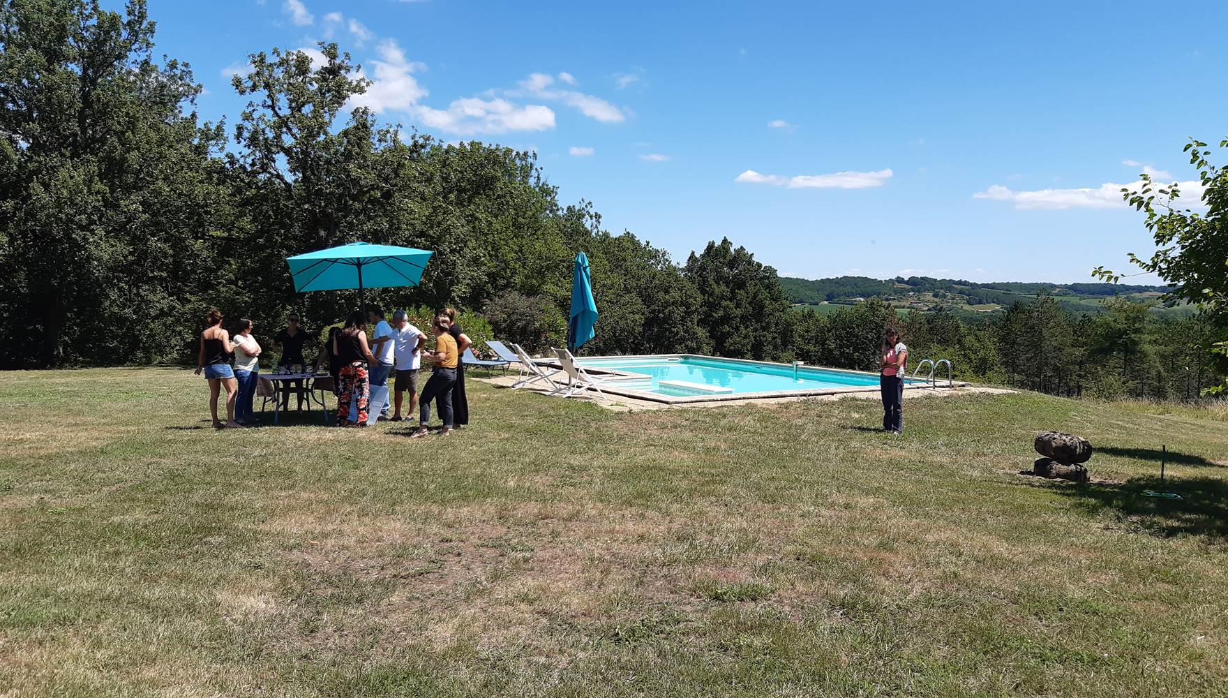 cohésion d'équipes dans un cadre champêtre