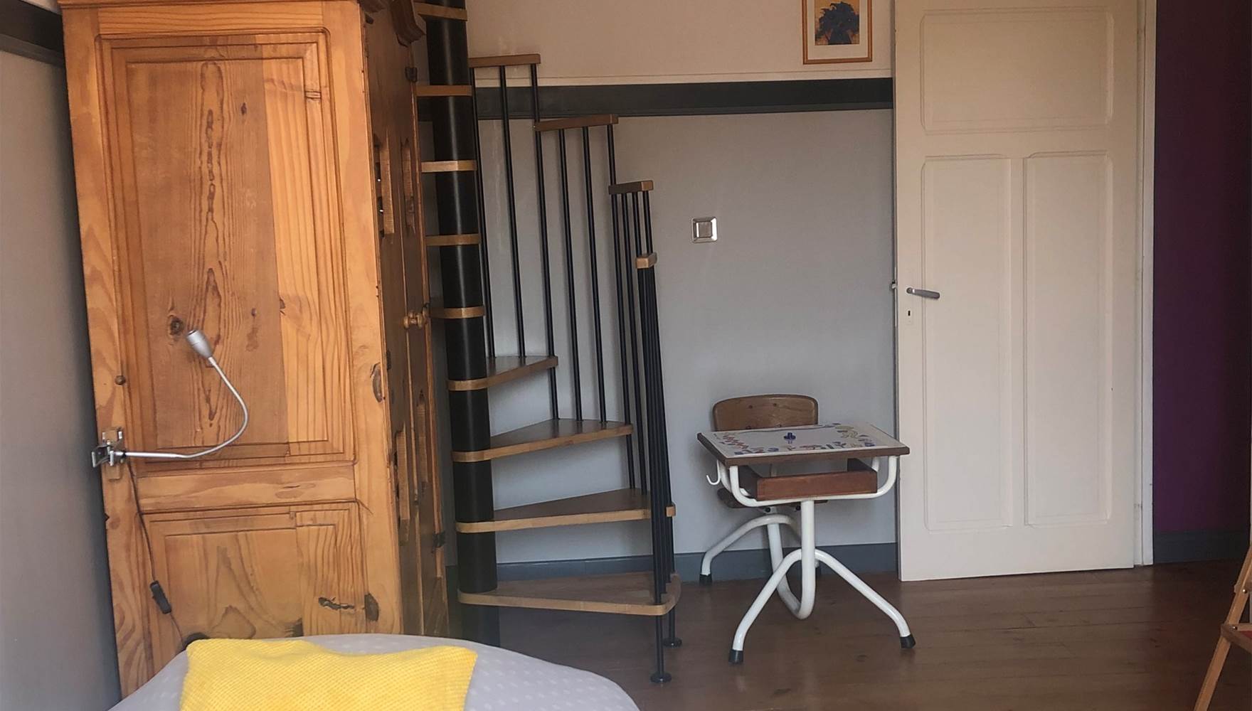 chambre 3 au rdc, 2 lits en 90